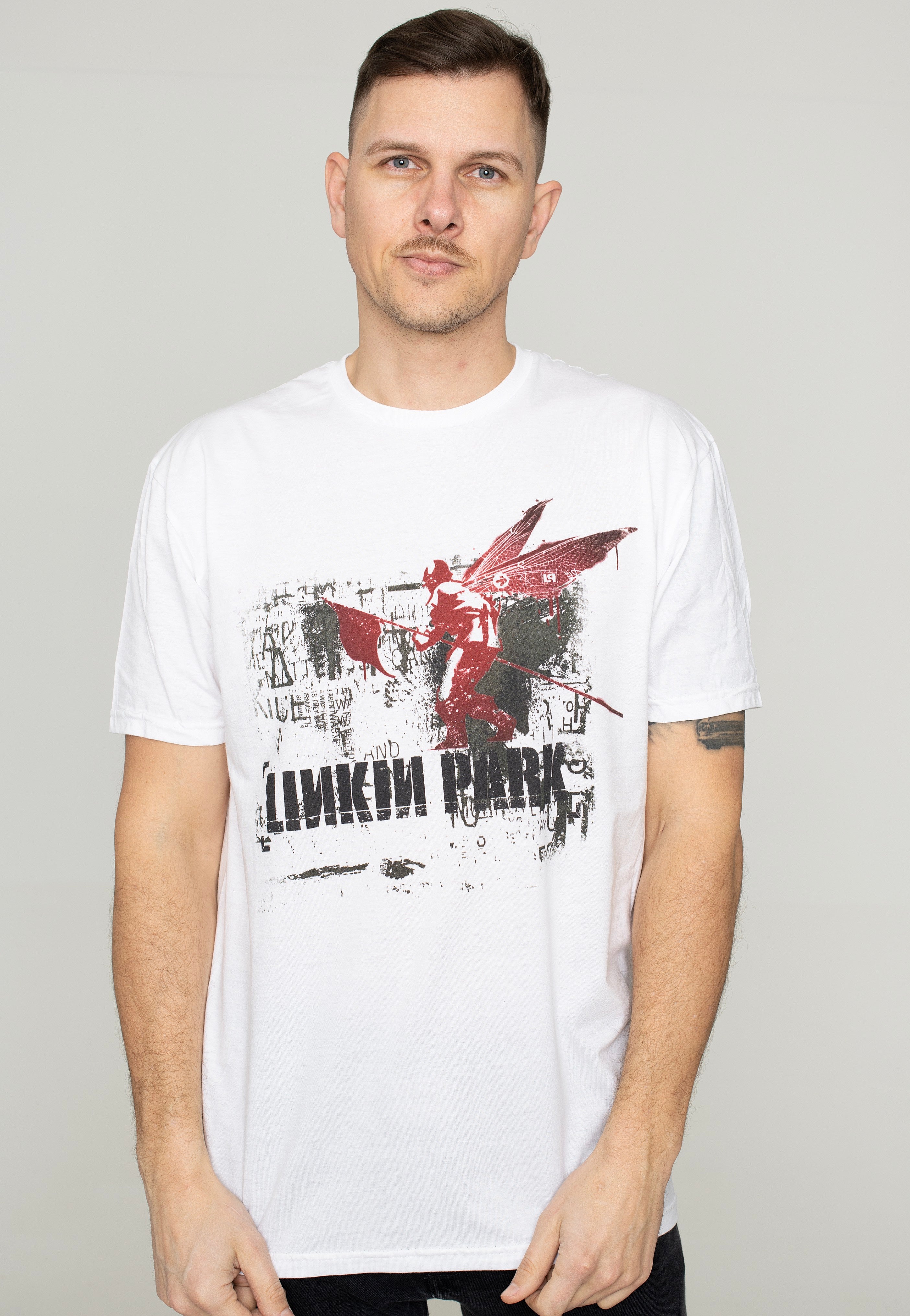 Linkin Park - Side Street Soldier White - T-Shirt | Men-Image