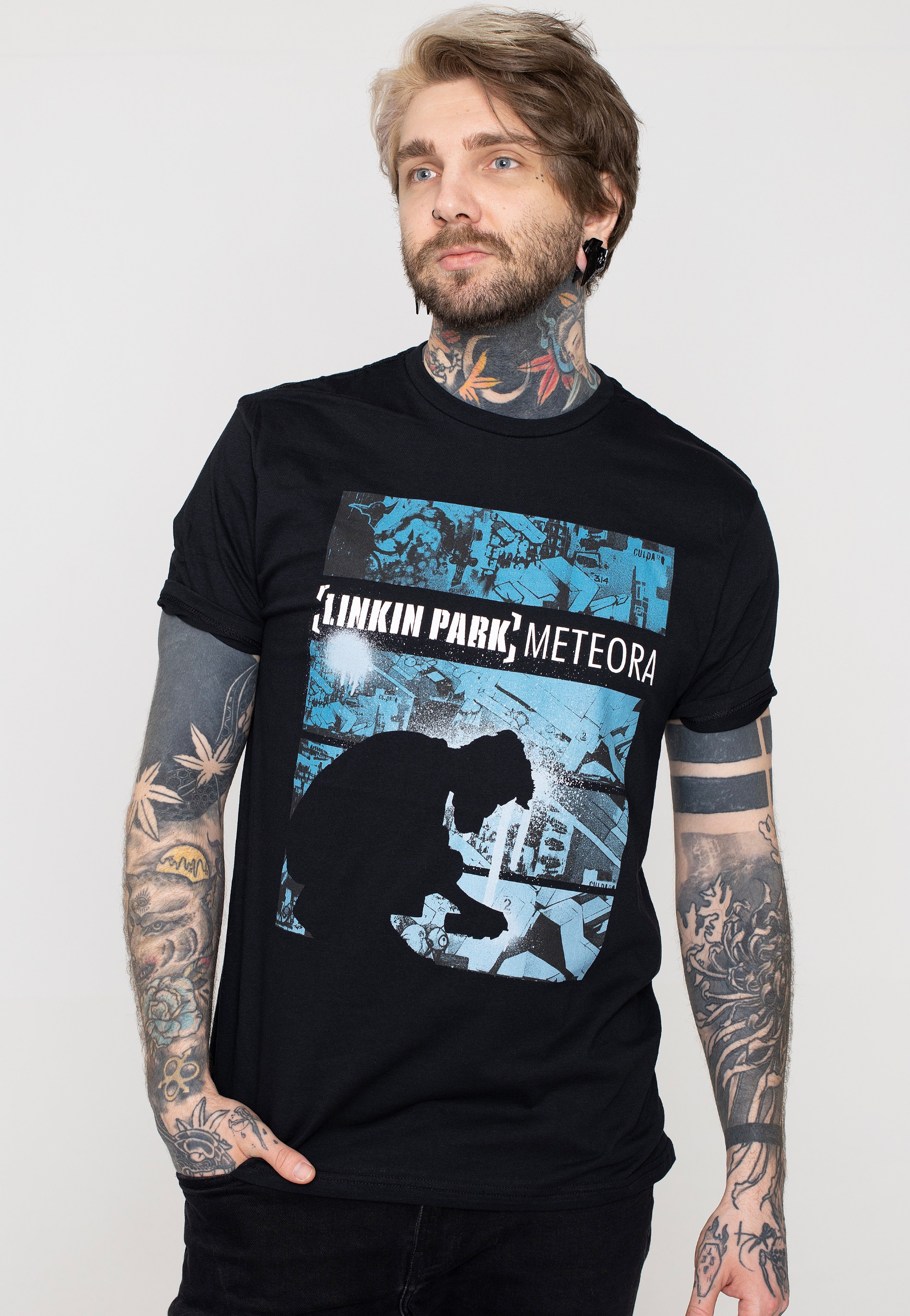 Linkin Park - Meteora Drip Collage Light - T-Shirt | Men-Image