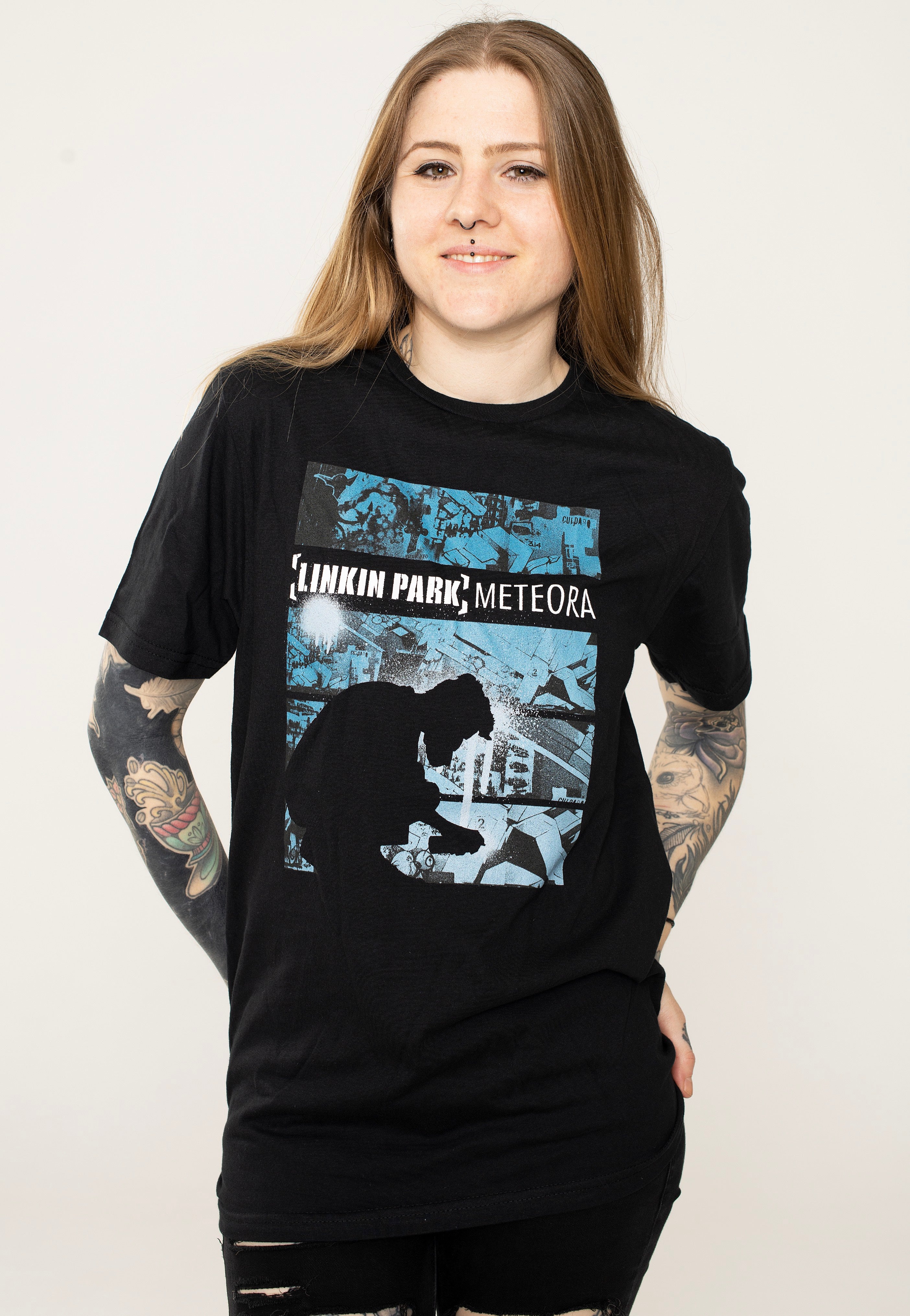 Linkin Park - Meteora Drip Collage Light - T-Shirt | Women-Image