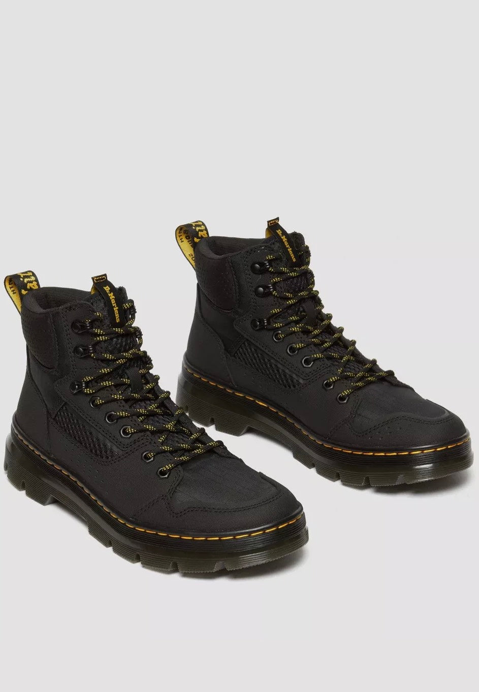 Dr. Martens - Rilla Black Ajax/Perf Spacer/Dot Emboss Poly/Hub Ripstop - Shoes | Men-Image