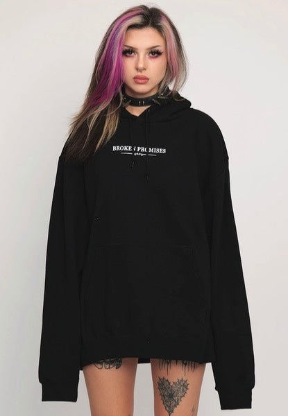 Broken Promises - Feeled Guide Black - Hoodie | Women-Image