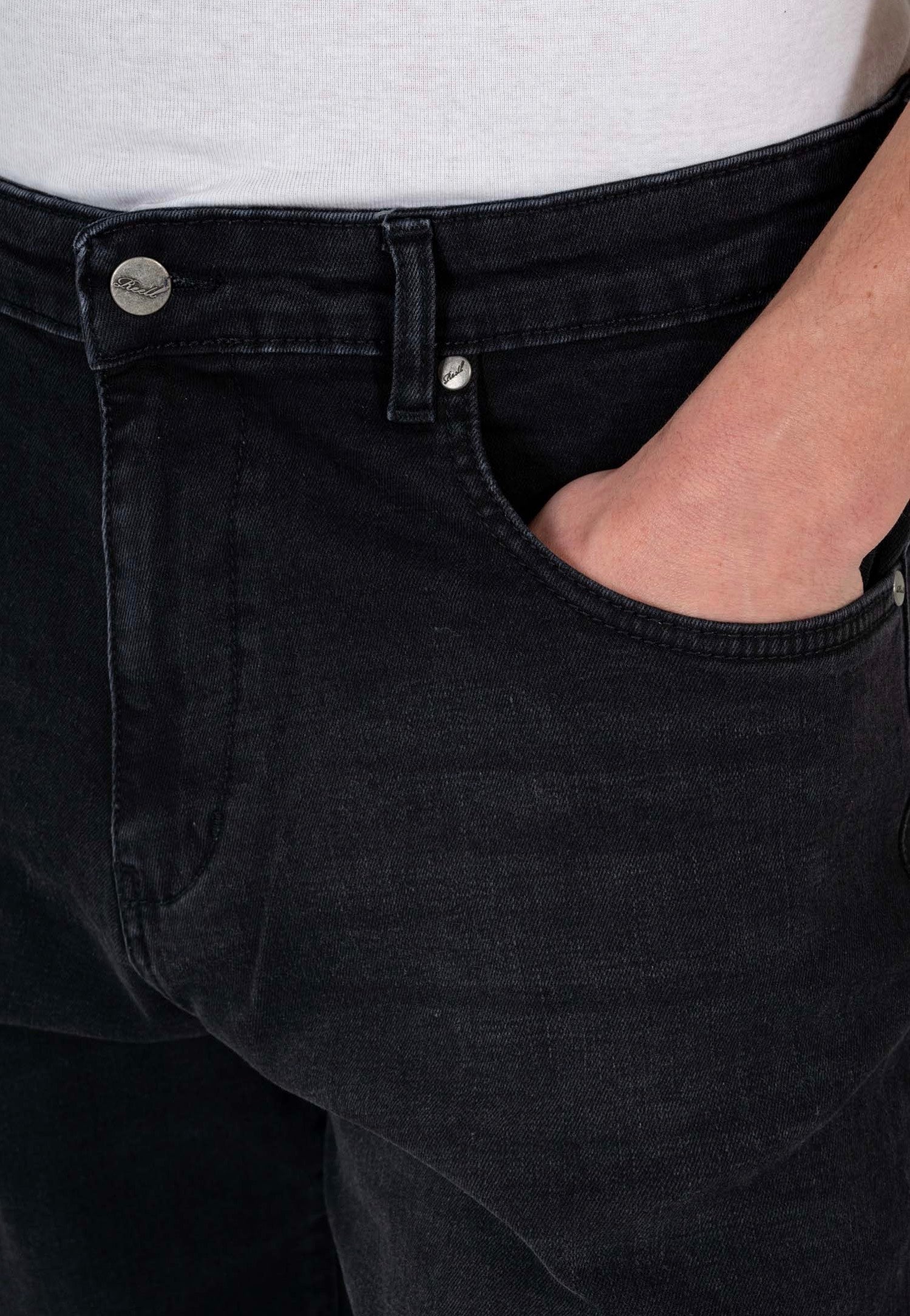 REELL - Solid Black Wash - Jeans | Men-Image