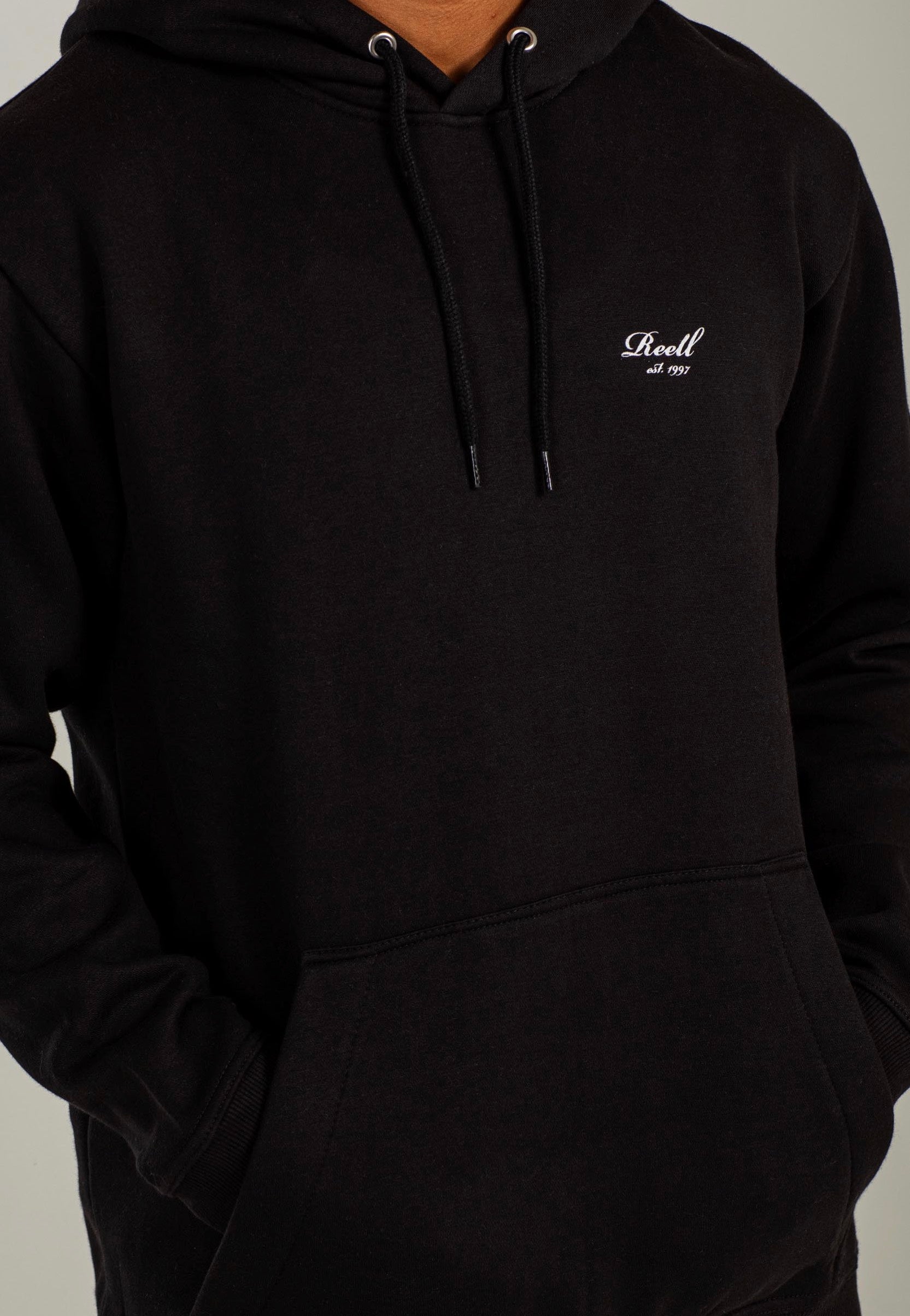 REELL - Staple Logo Deep Black - Hoodie | Men-Image