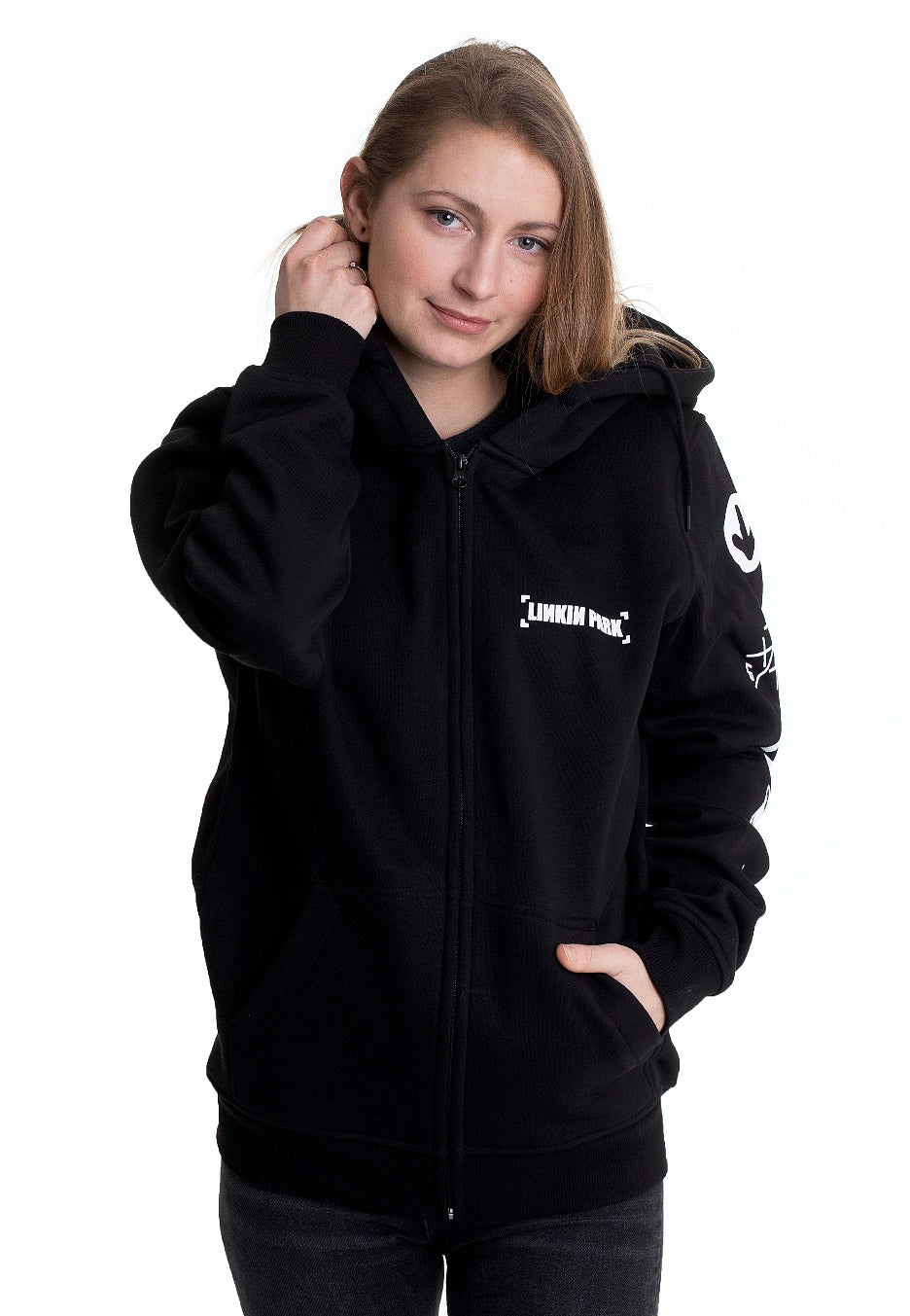 Linkin Park - Anniversary Logo - Zipper | Women-Image