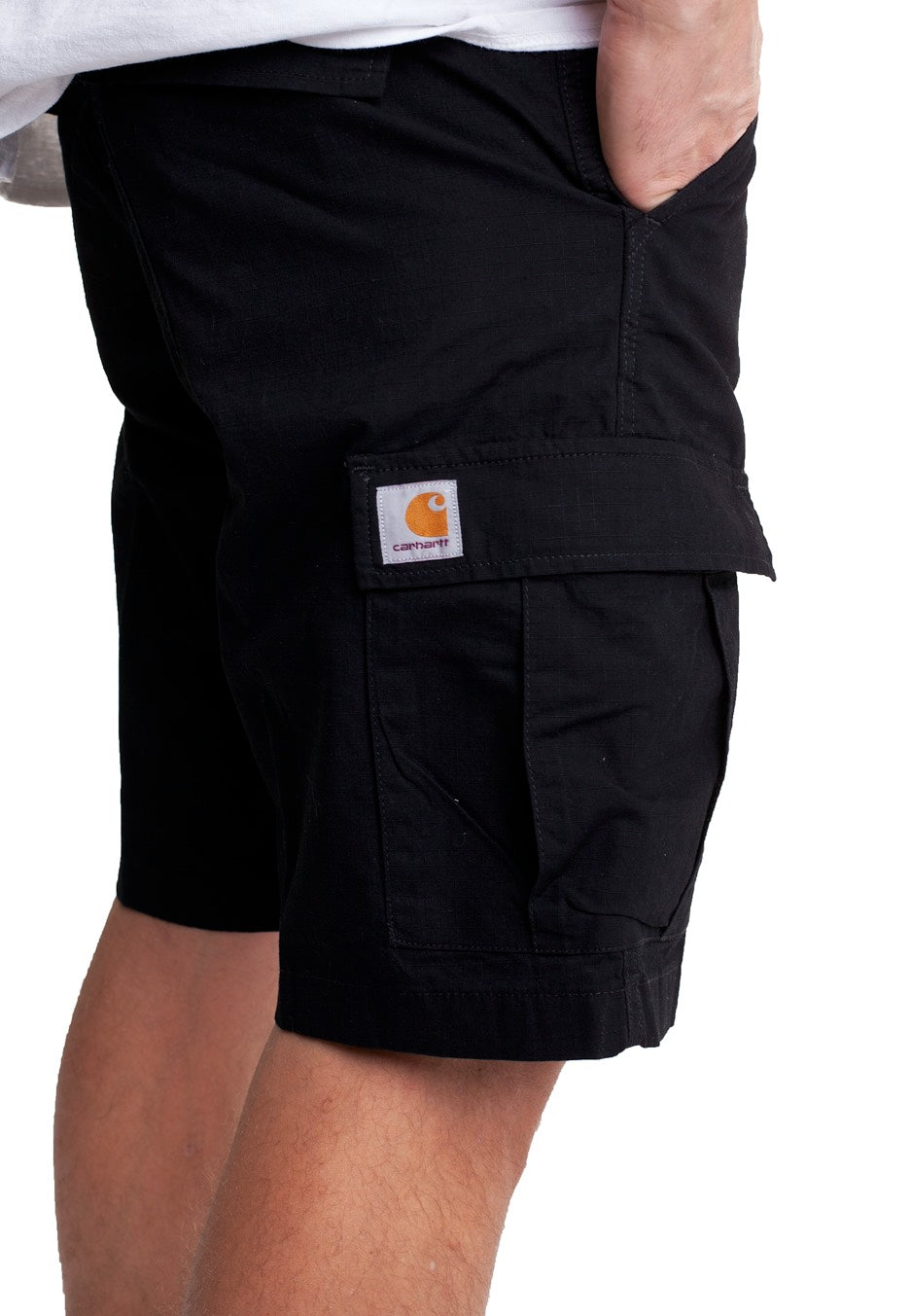 Carhartt WIP - Aviation Black Rinsed - Shorts | Men-Image