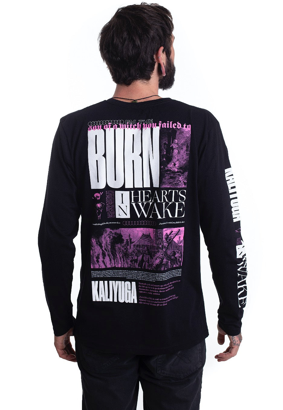 In Hearts Wake - Burn - Longsleeve | Men-Image