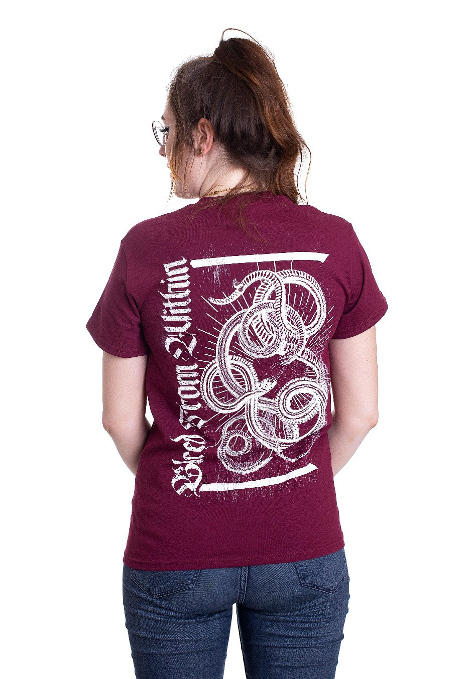 Bleed From Within - Snake Maroon - T-Shirt | Women-Image