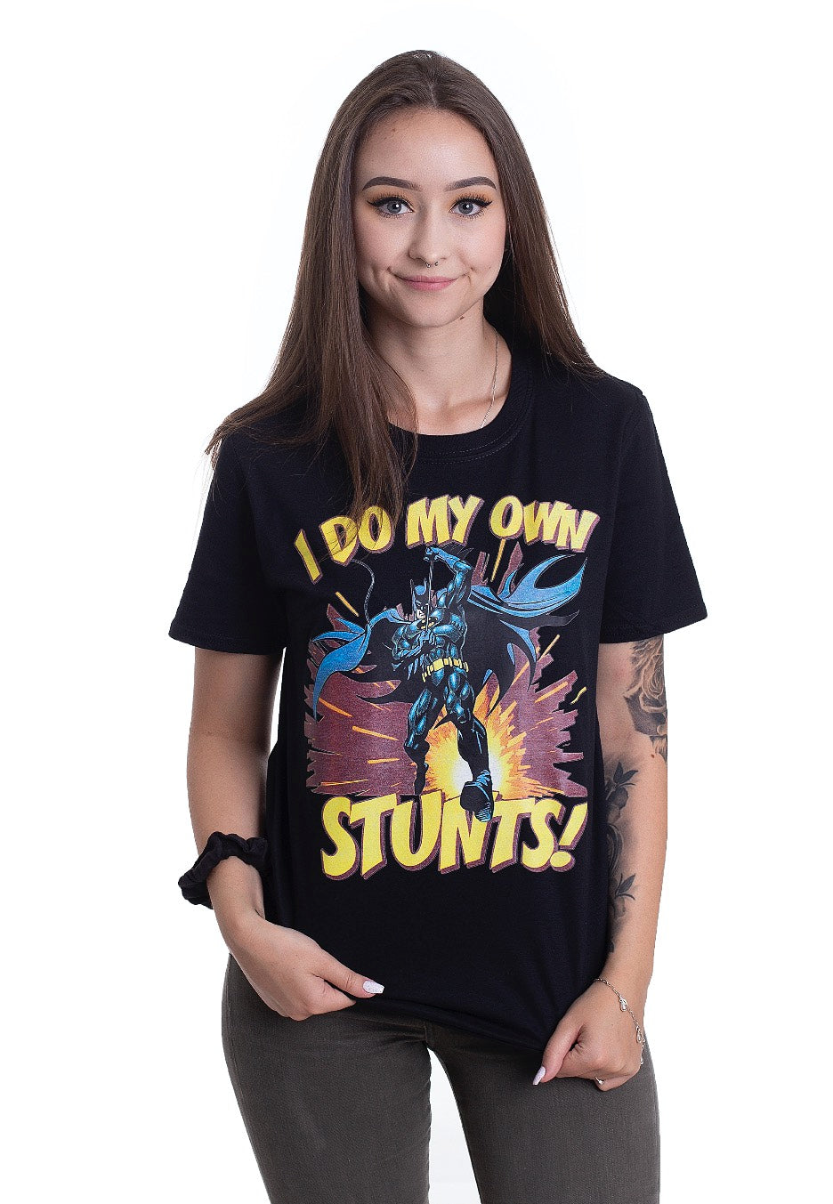 Batman - I Do My Own Stunts - T-Shirt | Women-Image