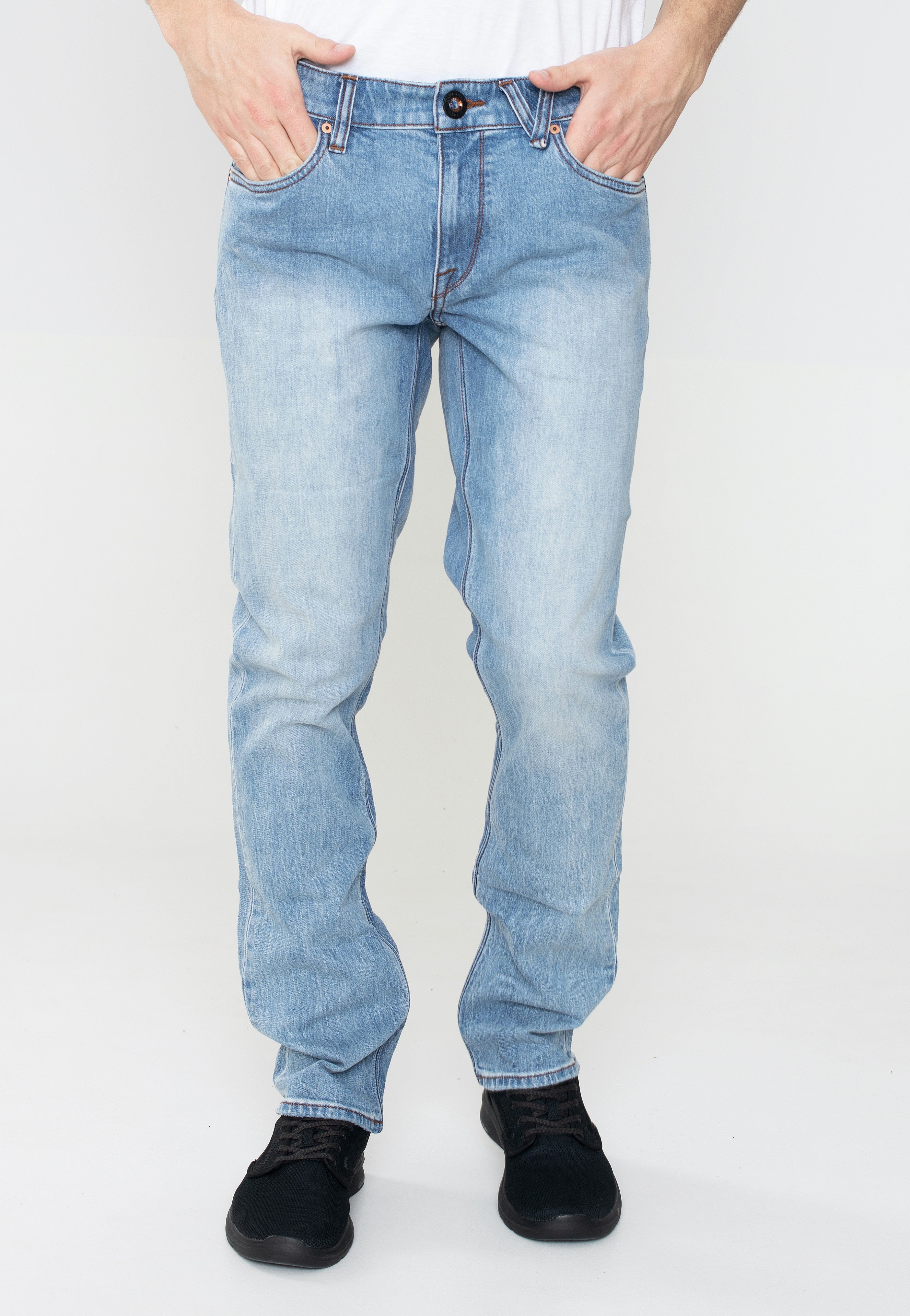 Volcom - Vorta Denim Wrecked Indigo - Jeans | Men-Image