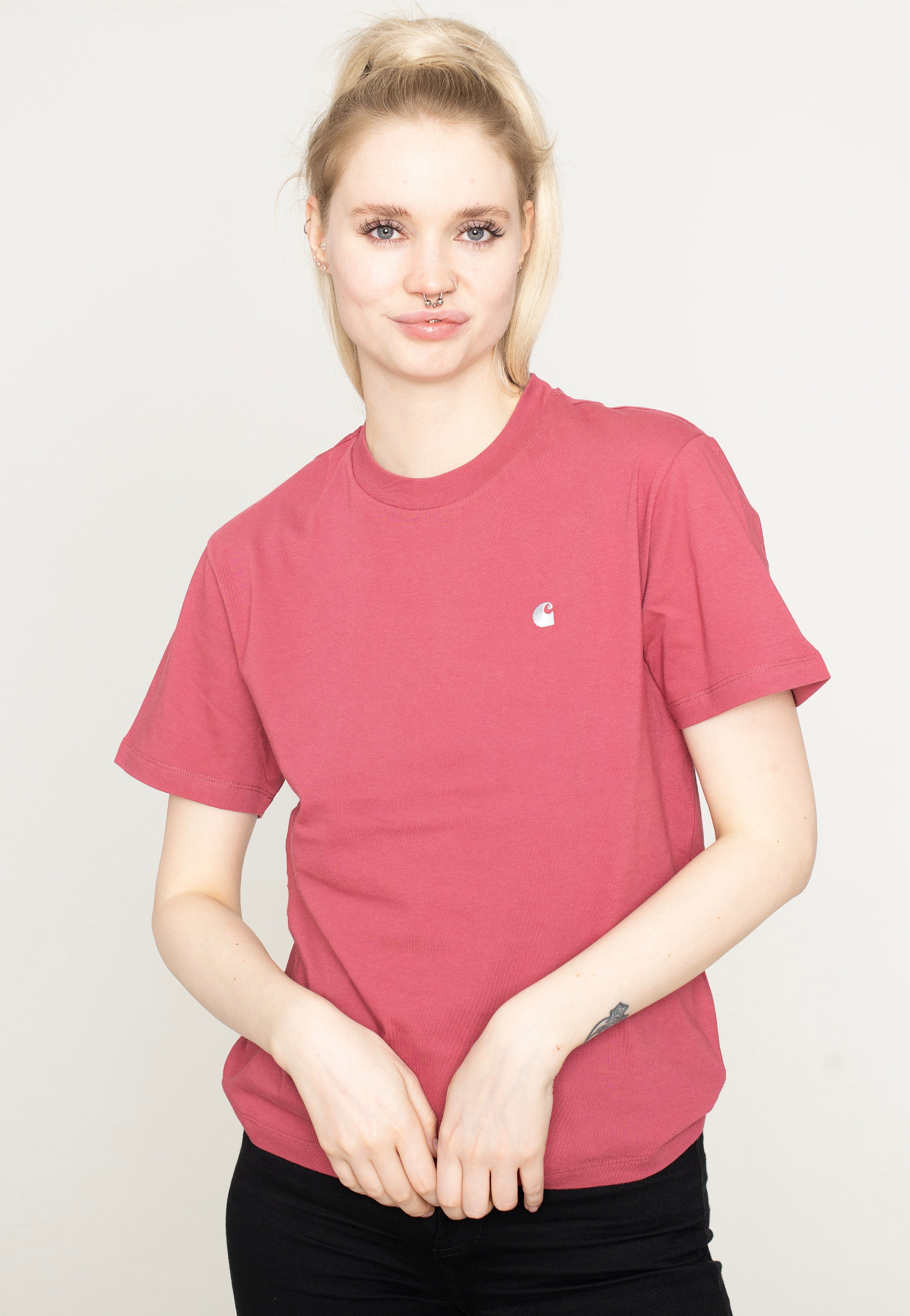 Carhartt WIP - W' Casey Punch/Silver - T-Shirt | Women-Image