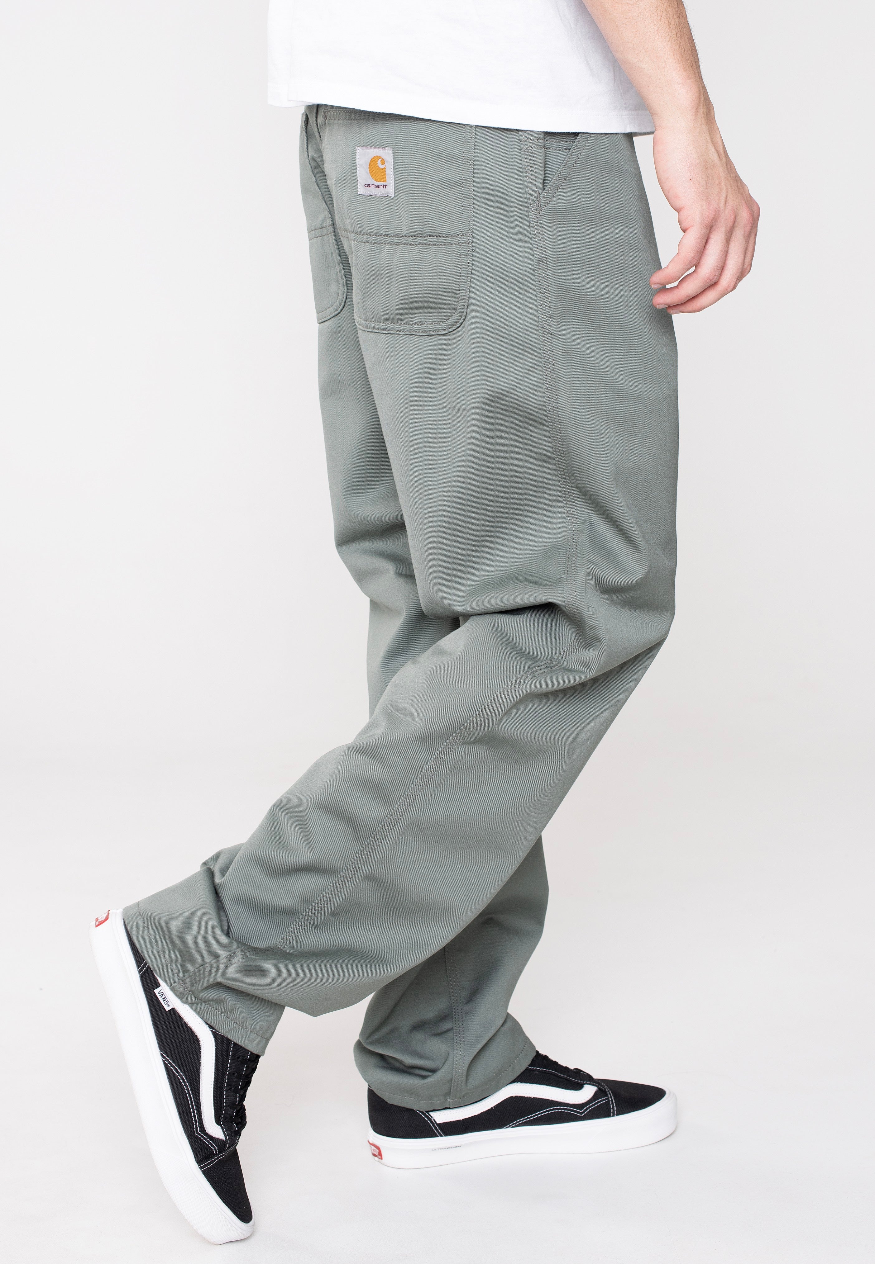 Carhartt WIP - Simple Rinsed Smoke Green - Pants | Men-Image