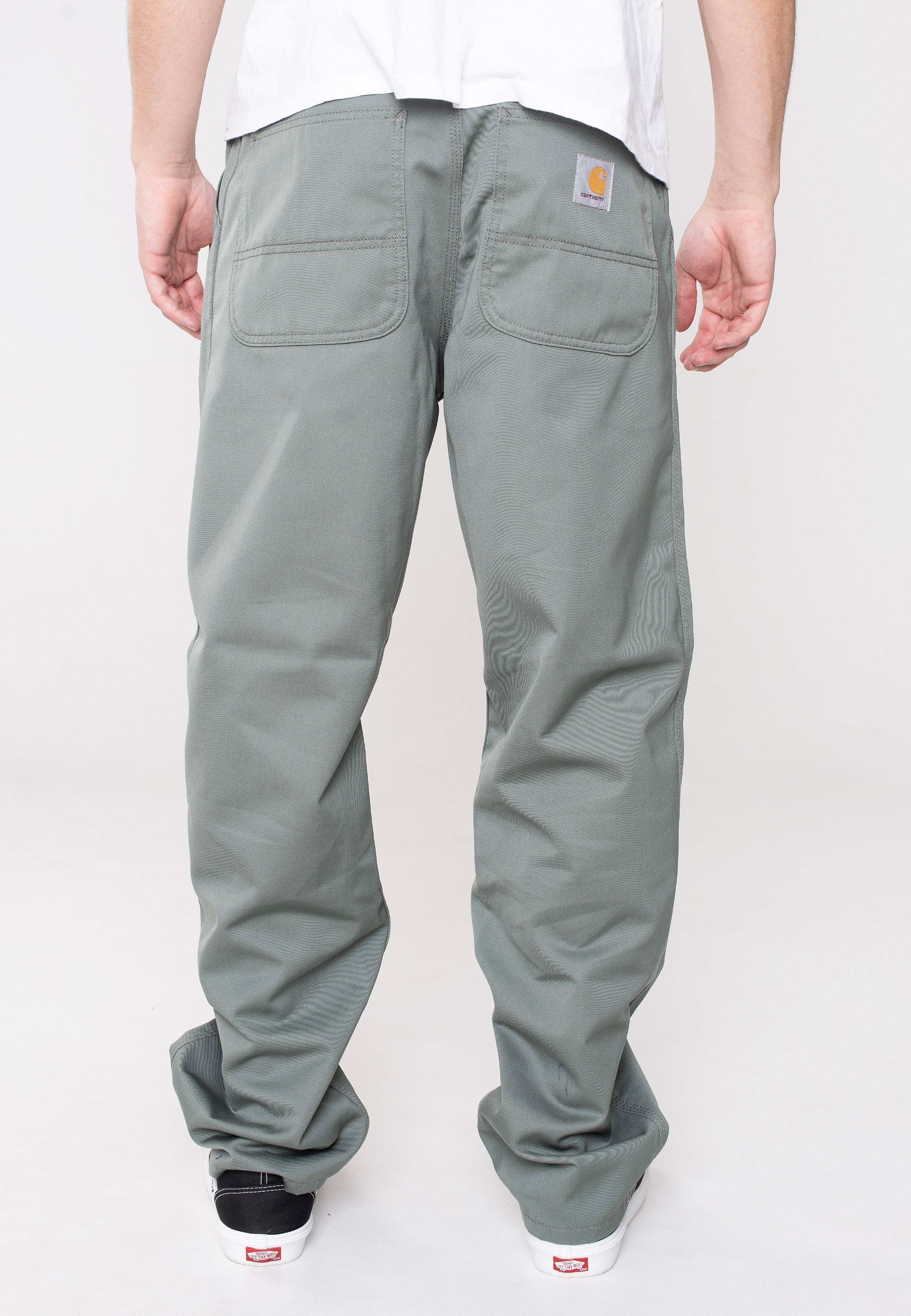 Carhartt WIP - Simple Rinsed Smoke Green - Pants | Men-Image