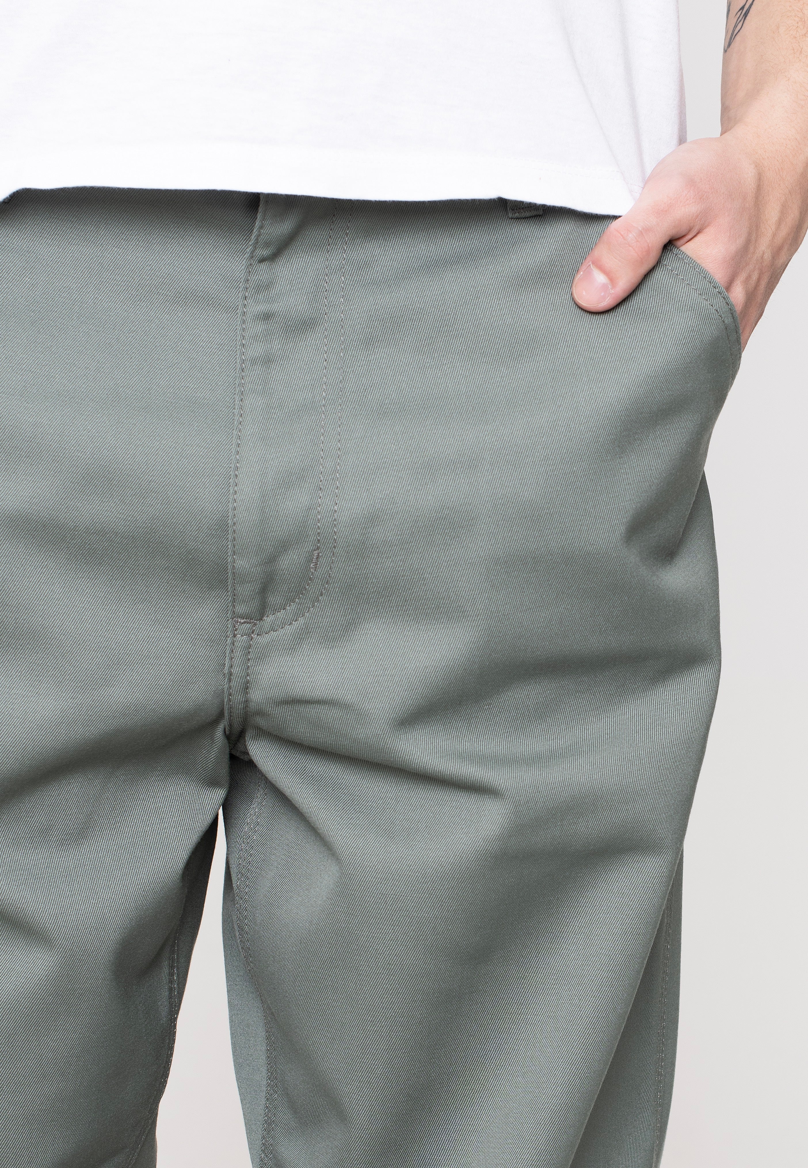 Carhartt WIP - Simple Rinsed Smoke Green - Pants | Men-Image