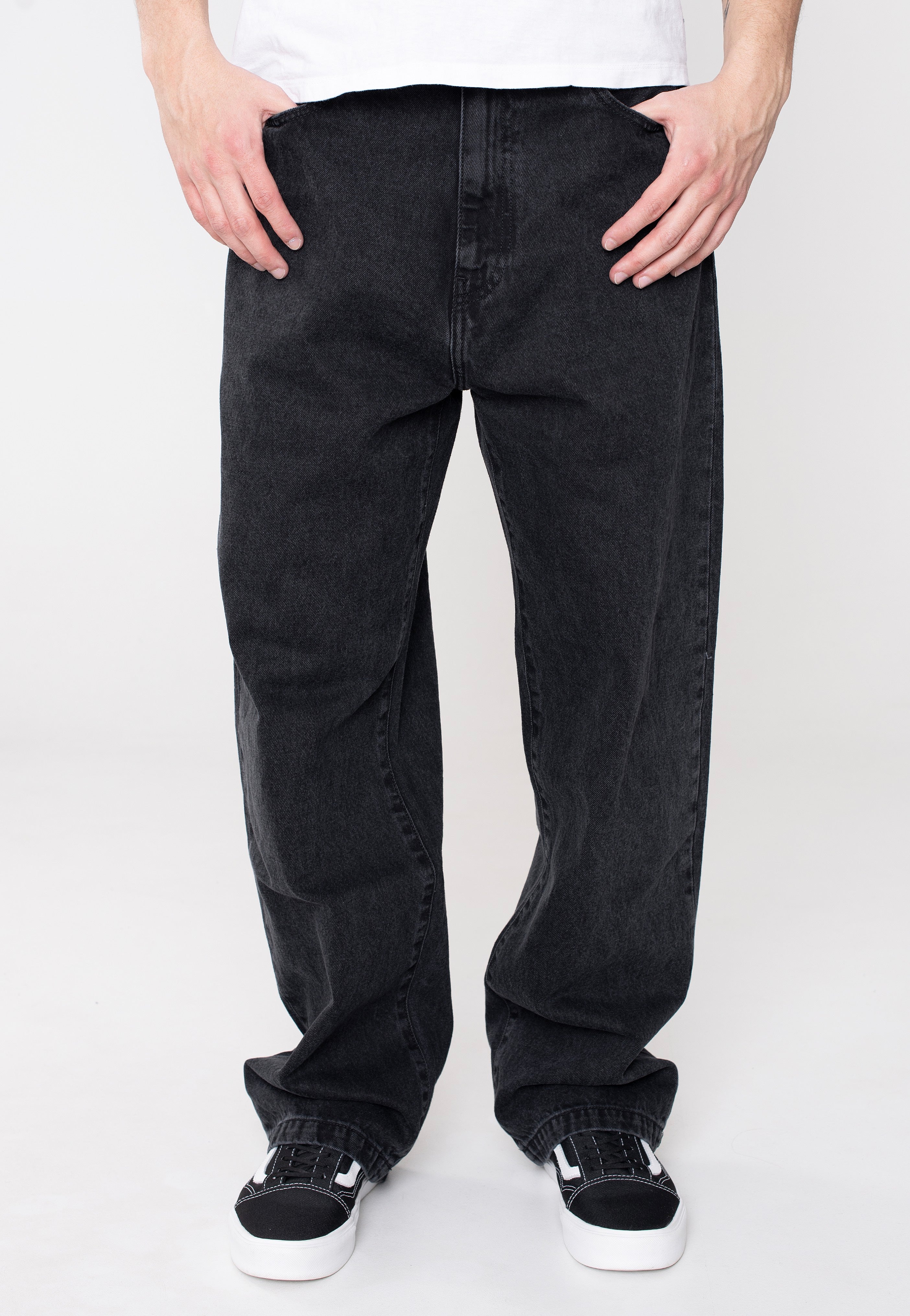 Carhartt WIP - Landon Pant Stone Washed Black - Jeans | Men-Image