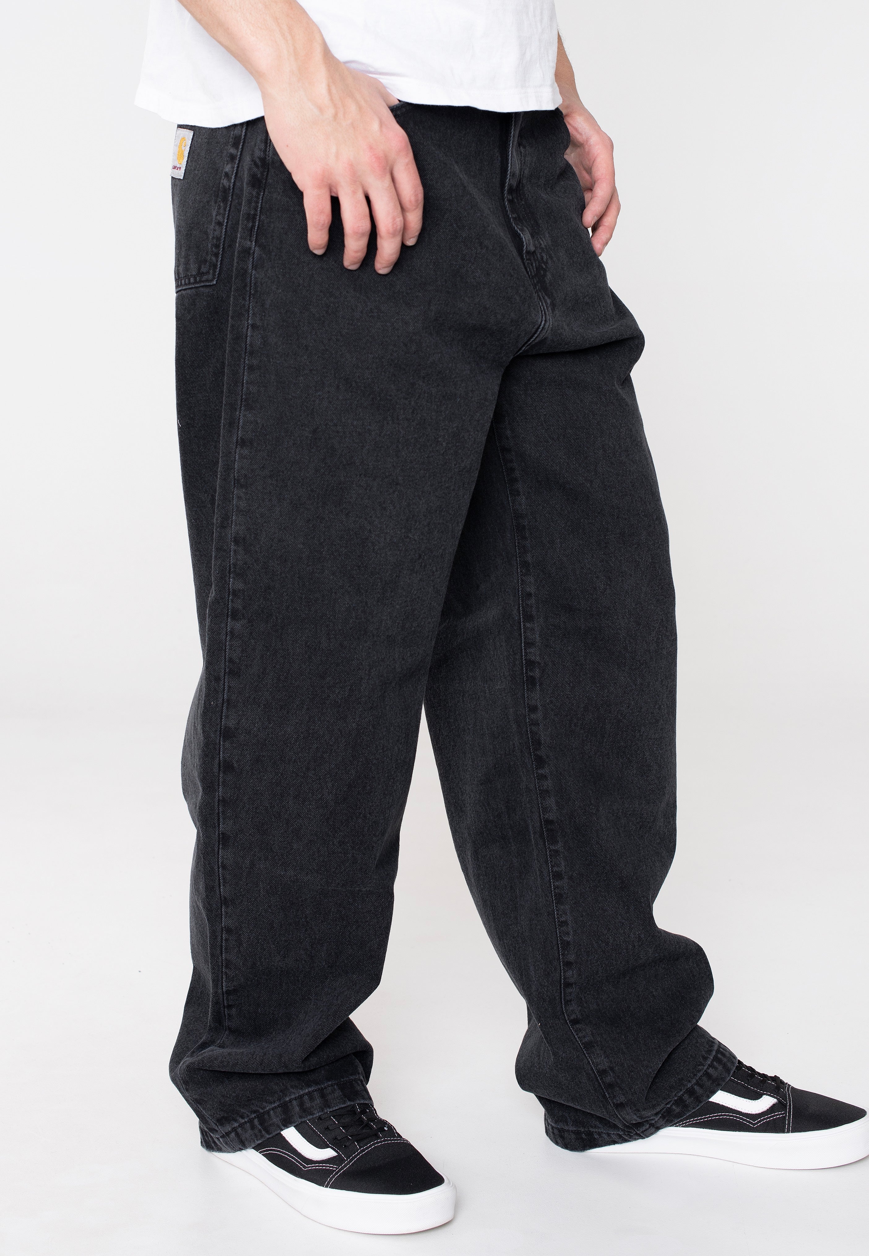 Carhartt WIP - Landon Pant Stone Washed Black - Jeans | Men-Image