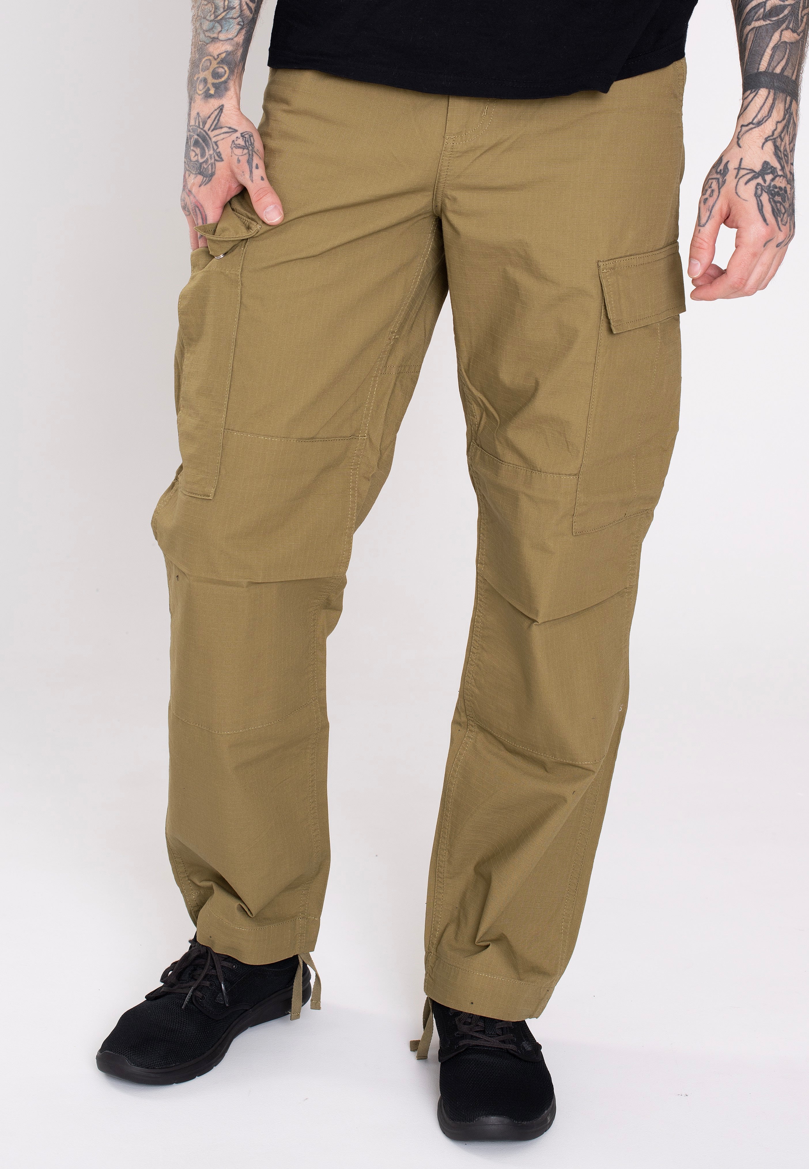 Carhartt WIP - Regular Cargo Rinsed Larch - Pants | Men-Image