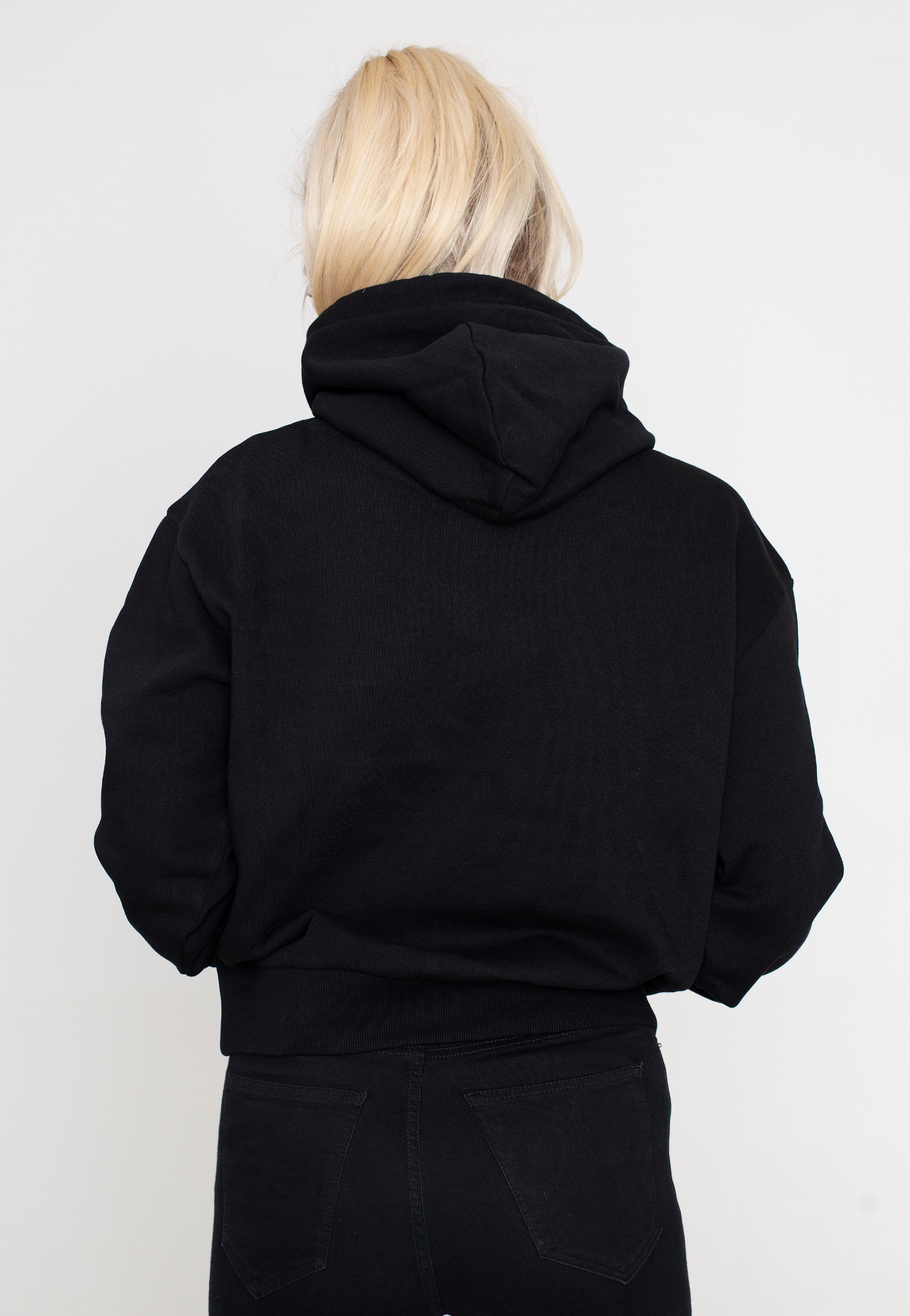 Carhartt WIP - W' Hooded Casey Black/Silver - Hoodie | Women-Image