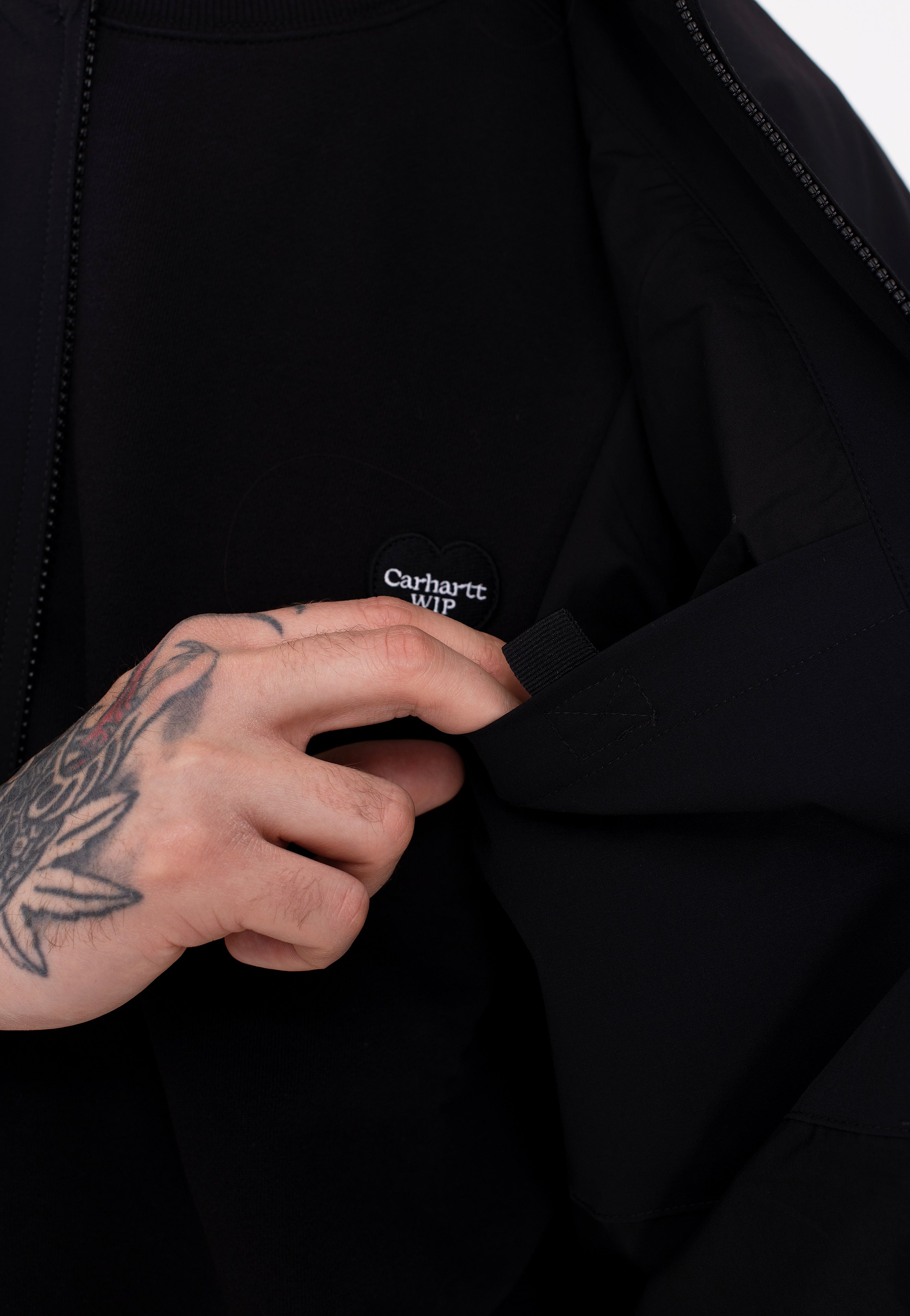 Carhartt WIP - Active Bomber Black - Jacket | Men-Image