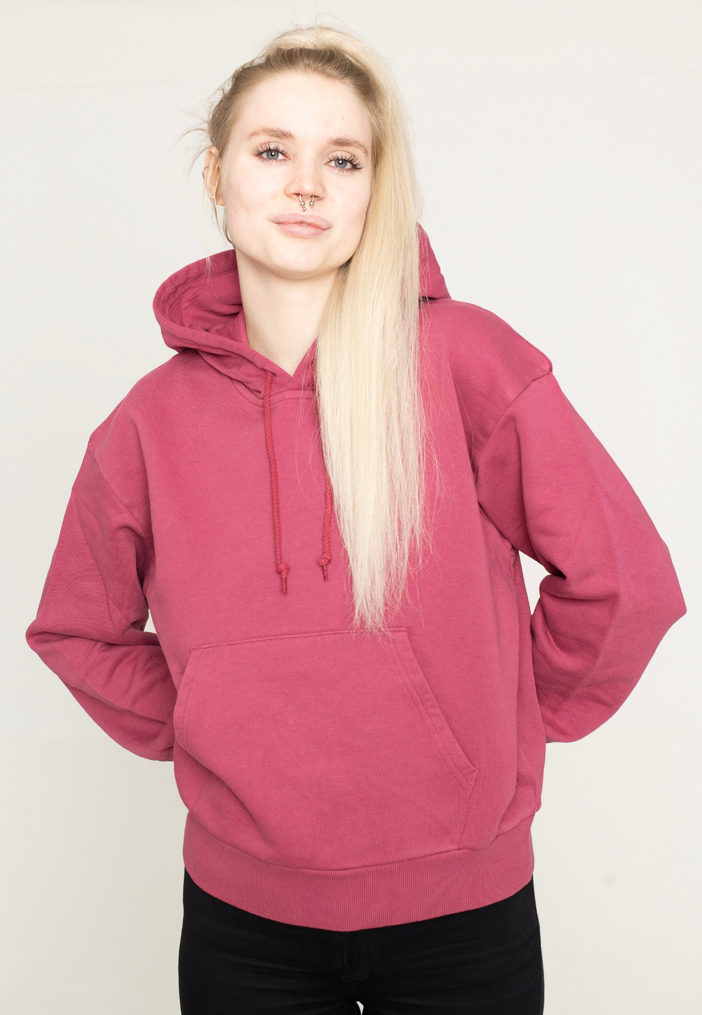 Carhartt WIP - W' Hooded Casey Punch/Silver - Hoodie | Women-Image