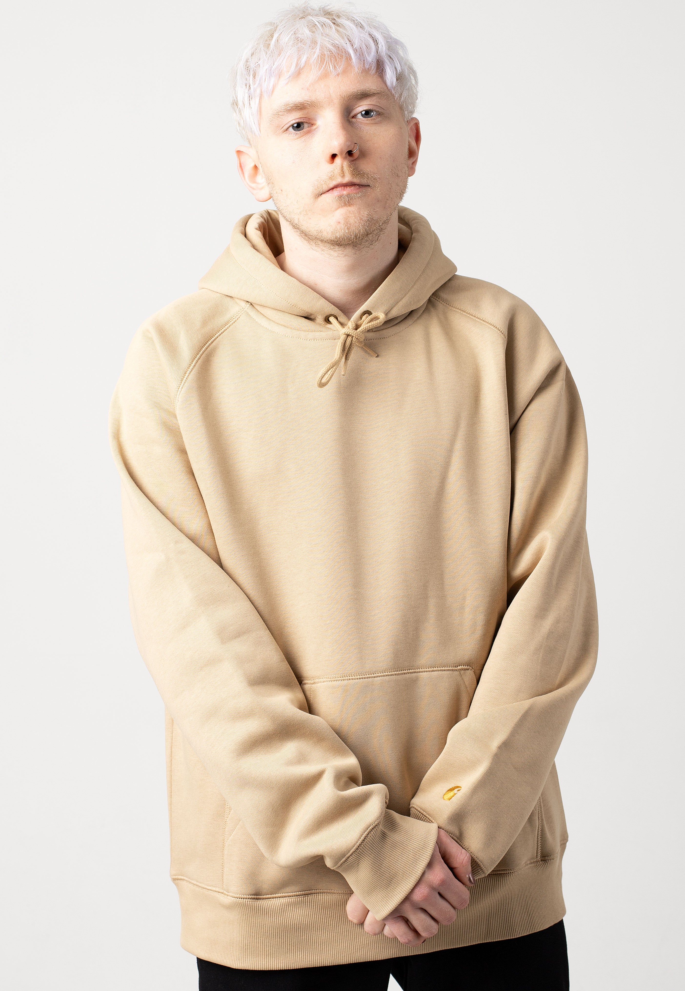 Carhartt WIP - Hooded Chase Sable/Gold - Hoodie | Men-Image