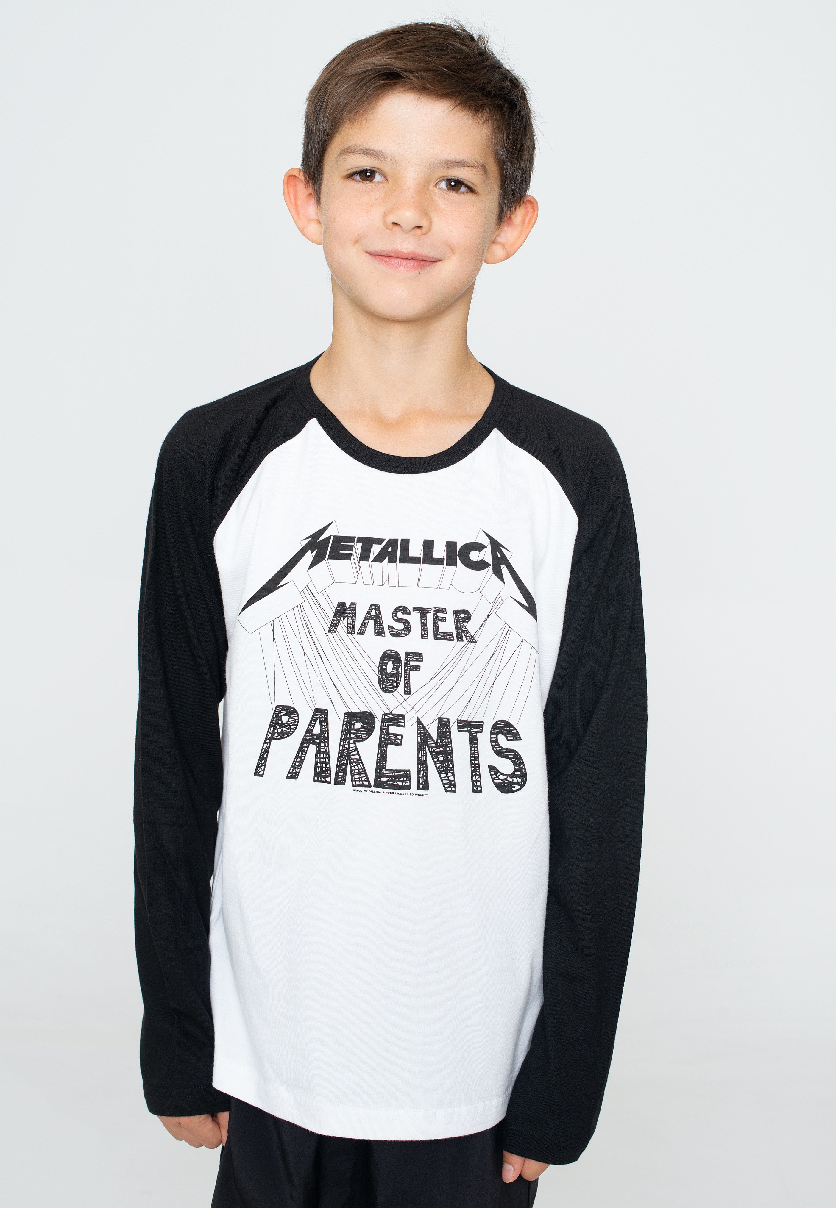 Metallica - Master Of Parents Kids White/Black - Longsleeve | Neutral-Image