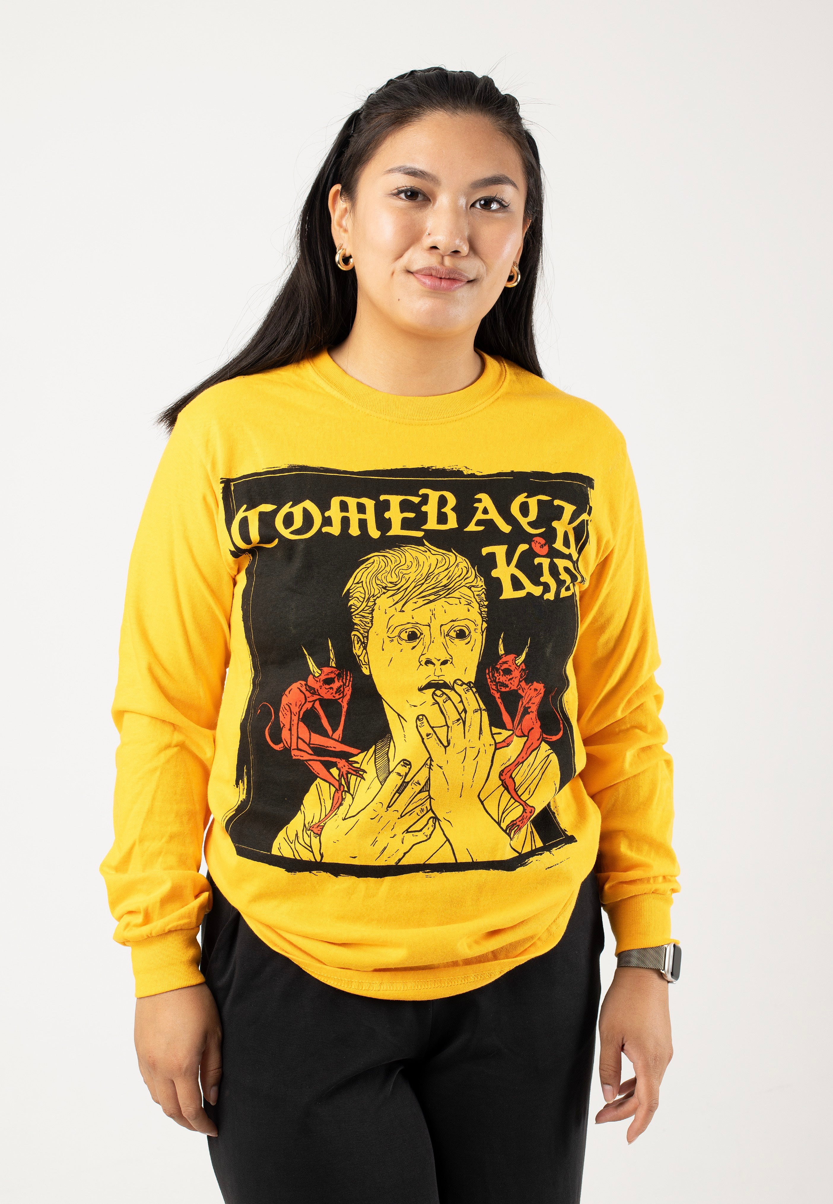 Comeback Kid - Devils On My Shoulder Gold - Longsleeve | Women-Image