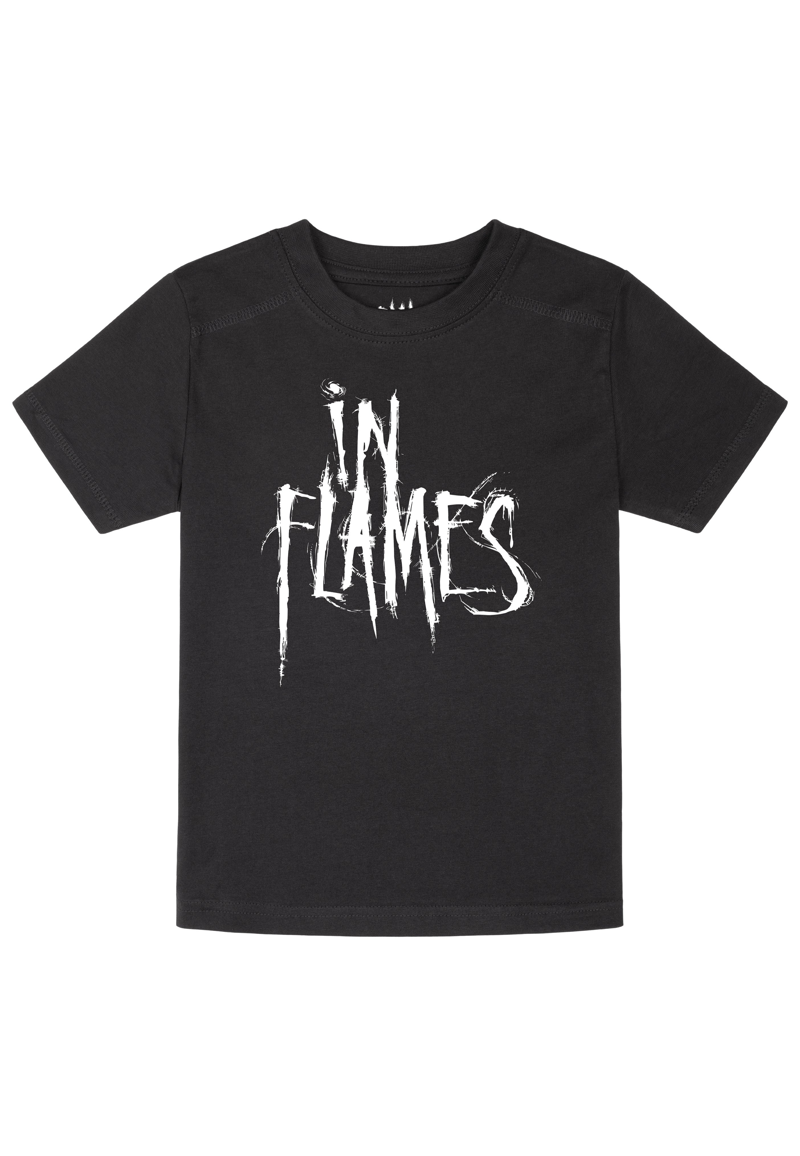 In Flames - Logo Kids Black/White - T-Shirt | Men-Image