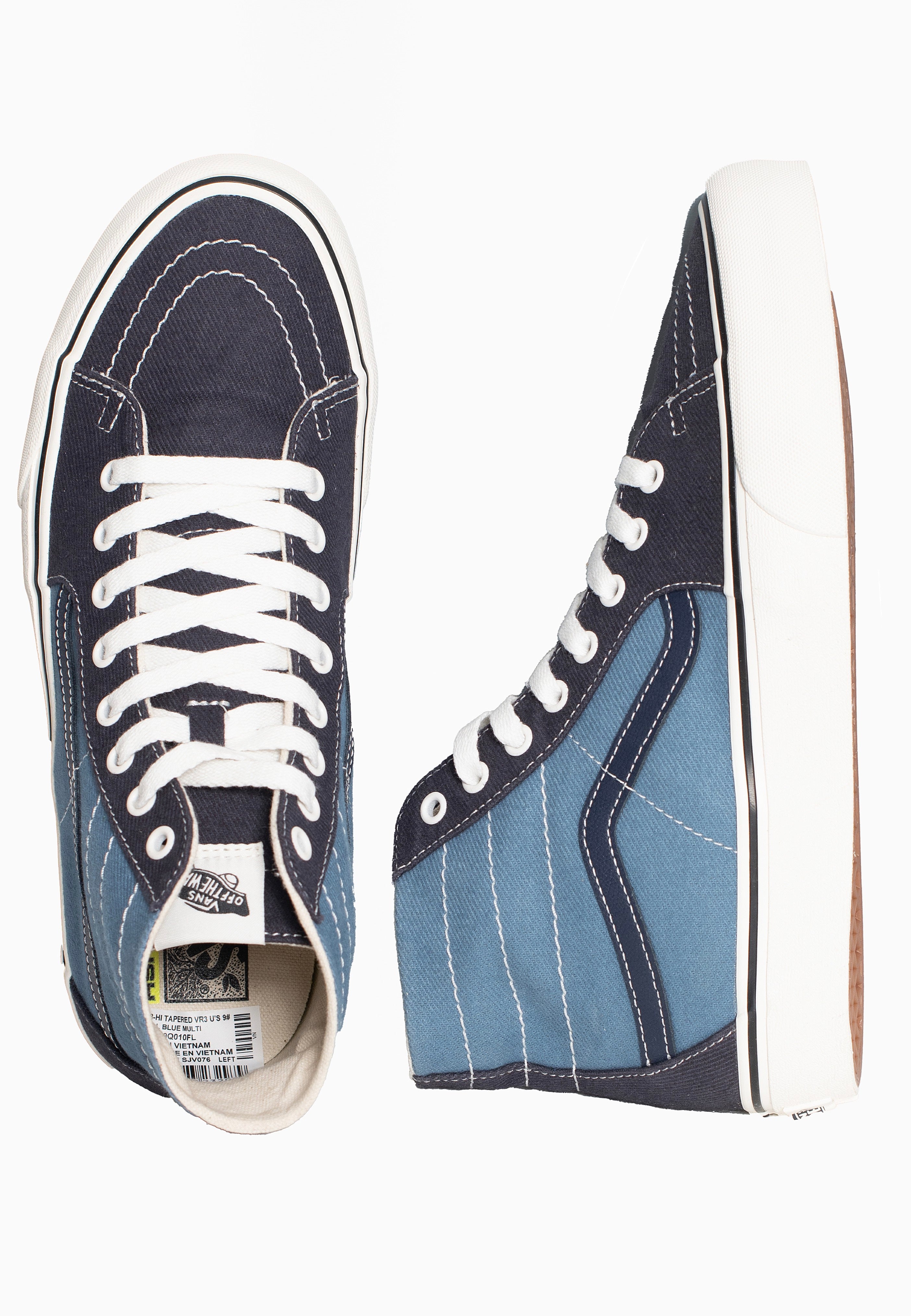 Vans - Sk8-Hi Tapered VR3 Twill Blue Multi - Shoes | Men-Image