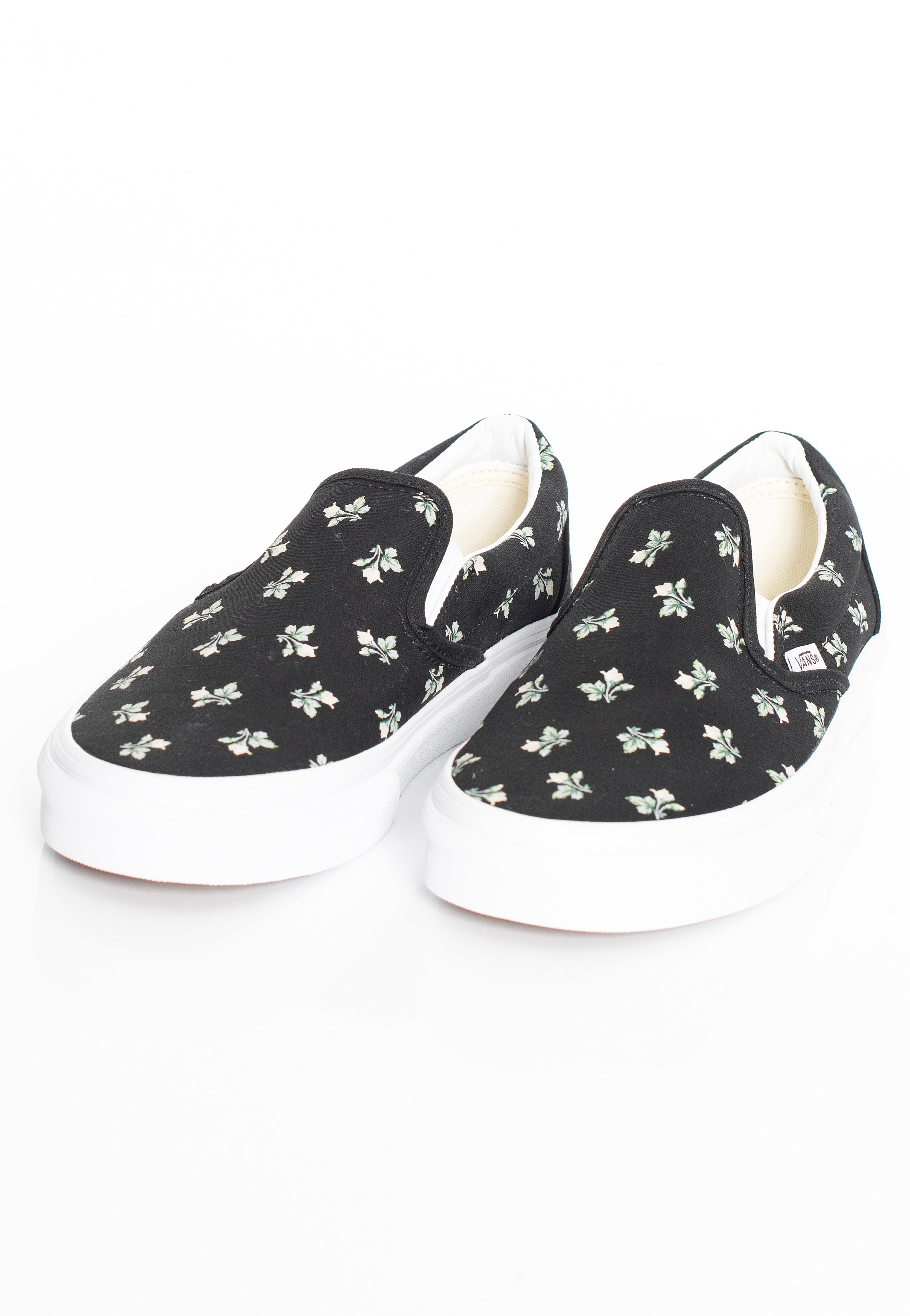 Vans - Classic Slip-On Floral Black - Girl Shoes | Women-Image