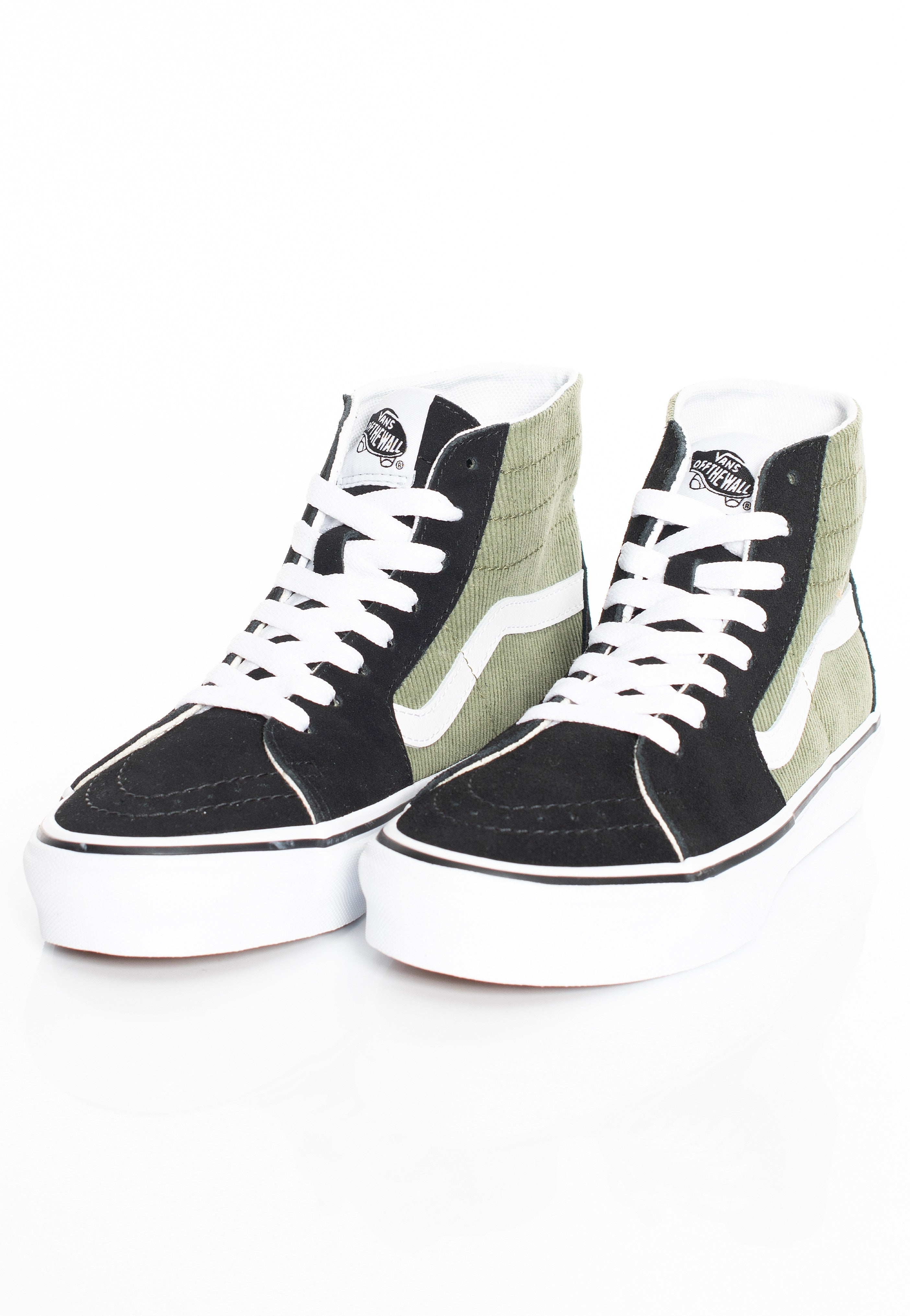 Vans - Sk8-Hi Tapered Mini Cord Green - Girl Shoes | Women-Image