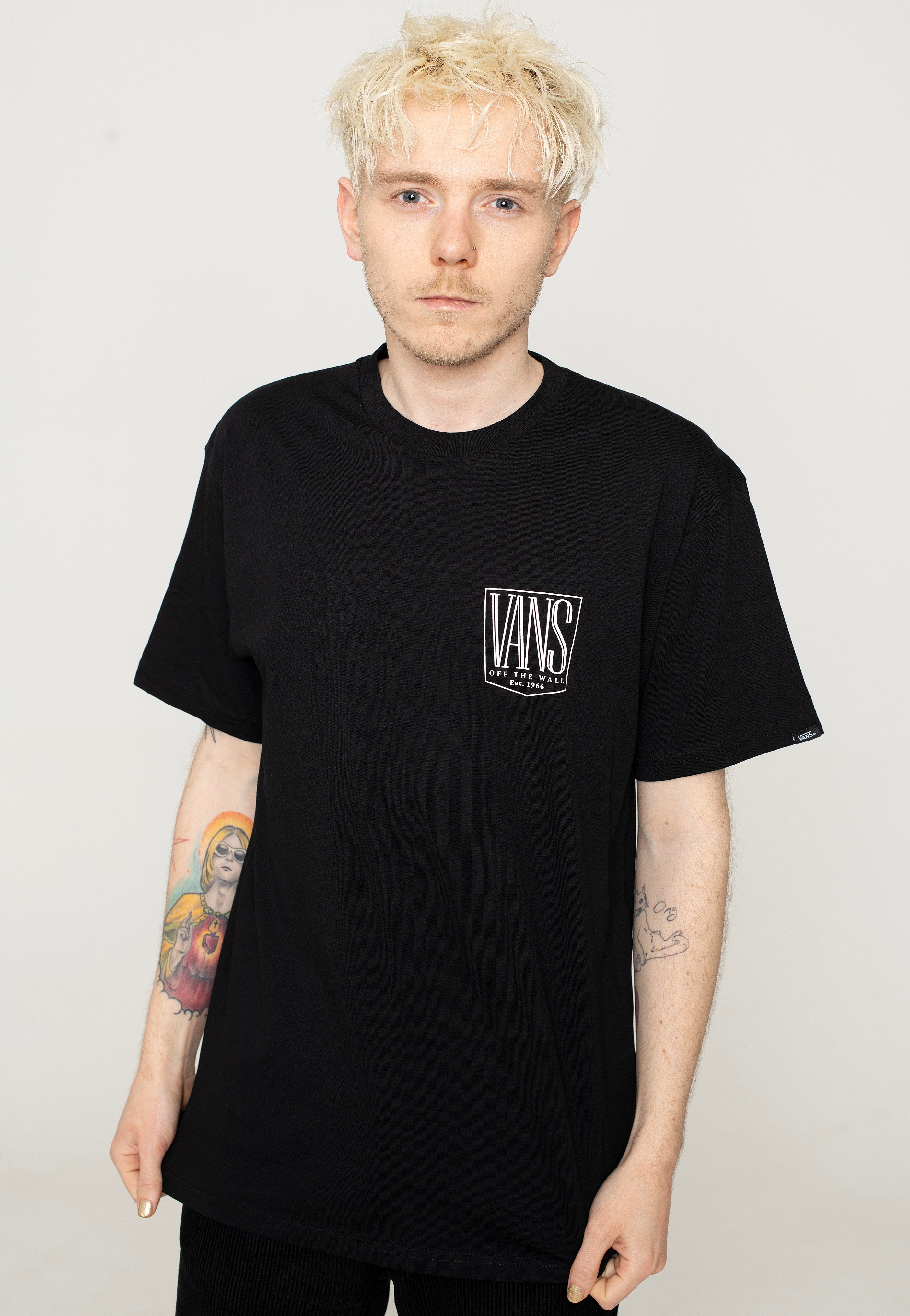 Vans - Original Tall Type Black - T-Shirt | Men-Image