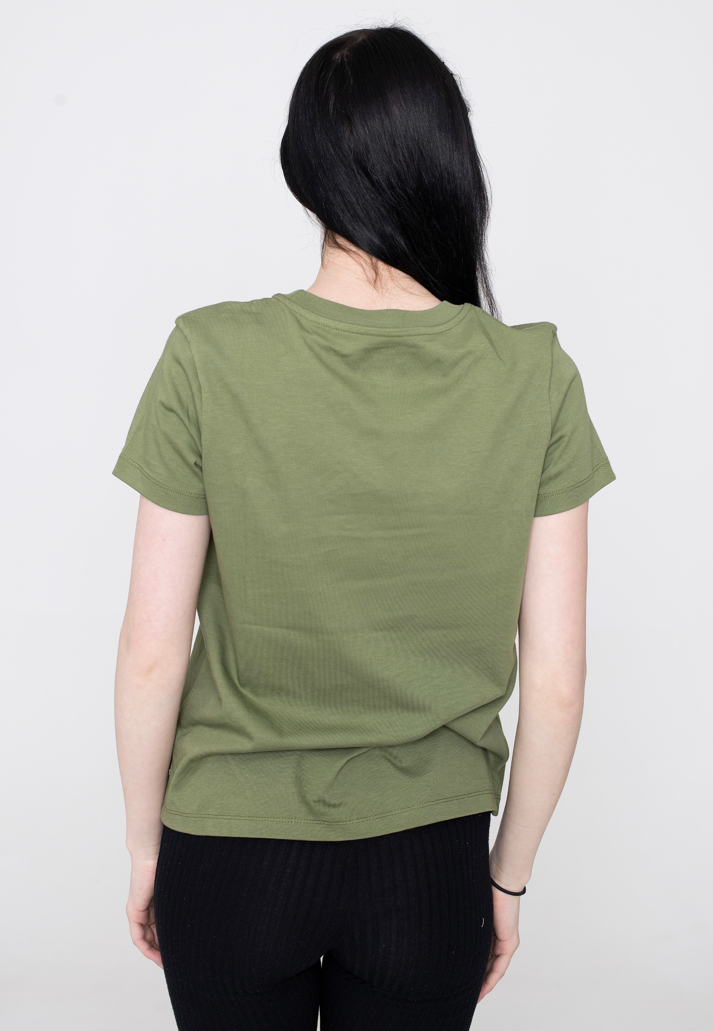 Vans - Camo Wash Box Fill Crew Loden Green - T-Shirt | Women-Image