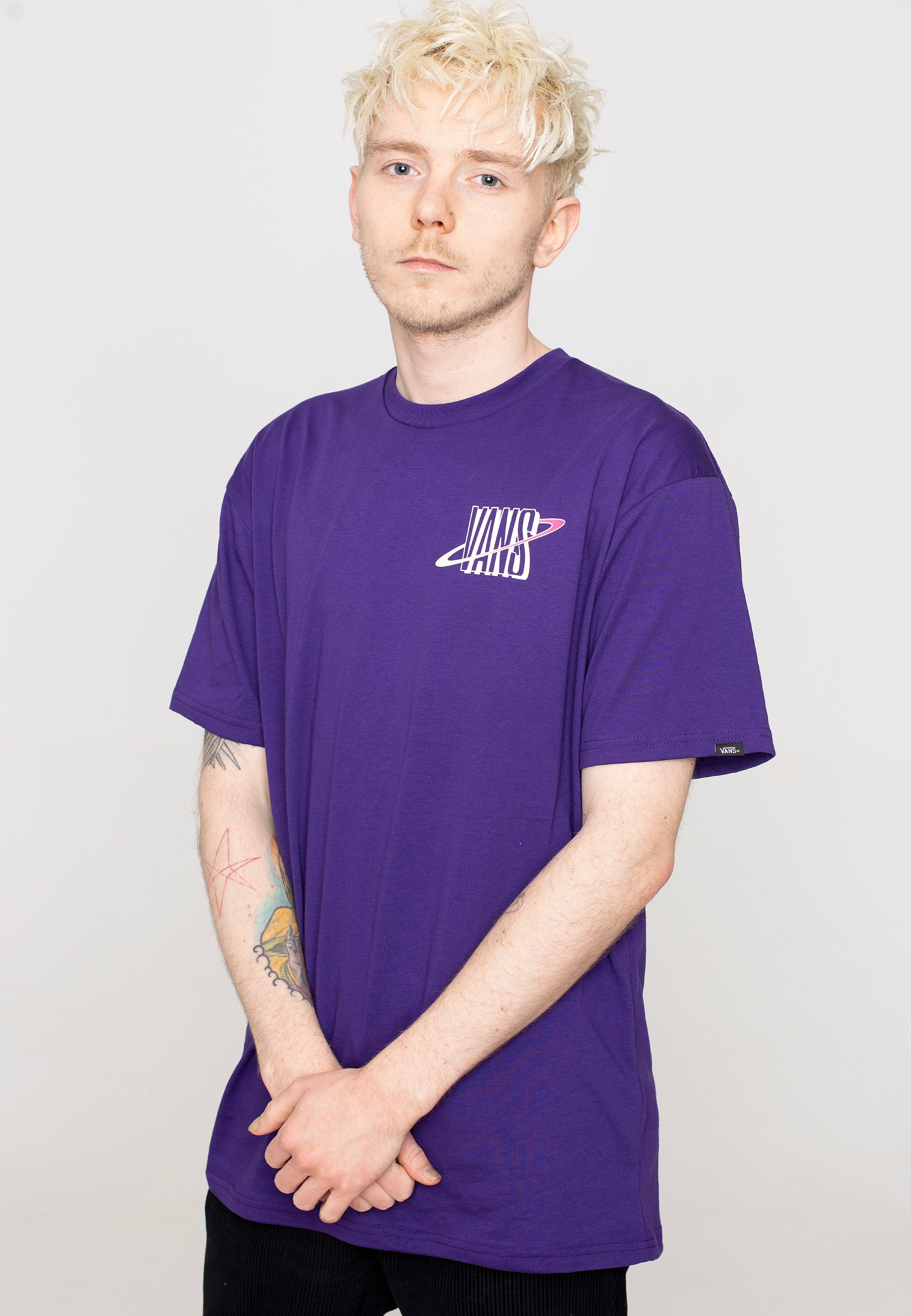 Vans - Ringed Logo Violet Indigo - T-Shirt | Men-Image