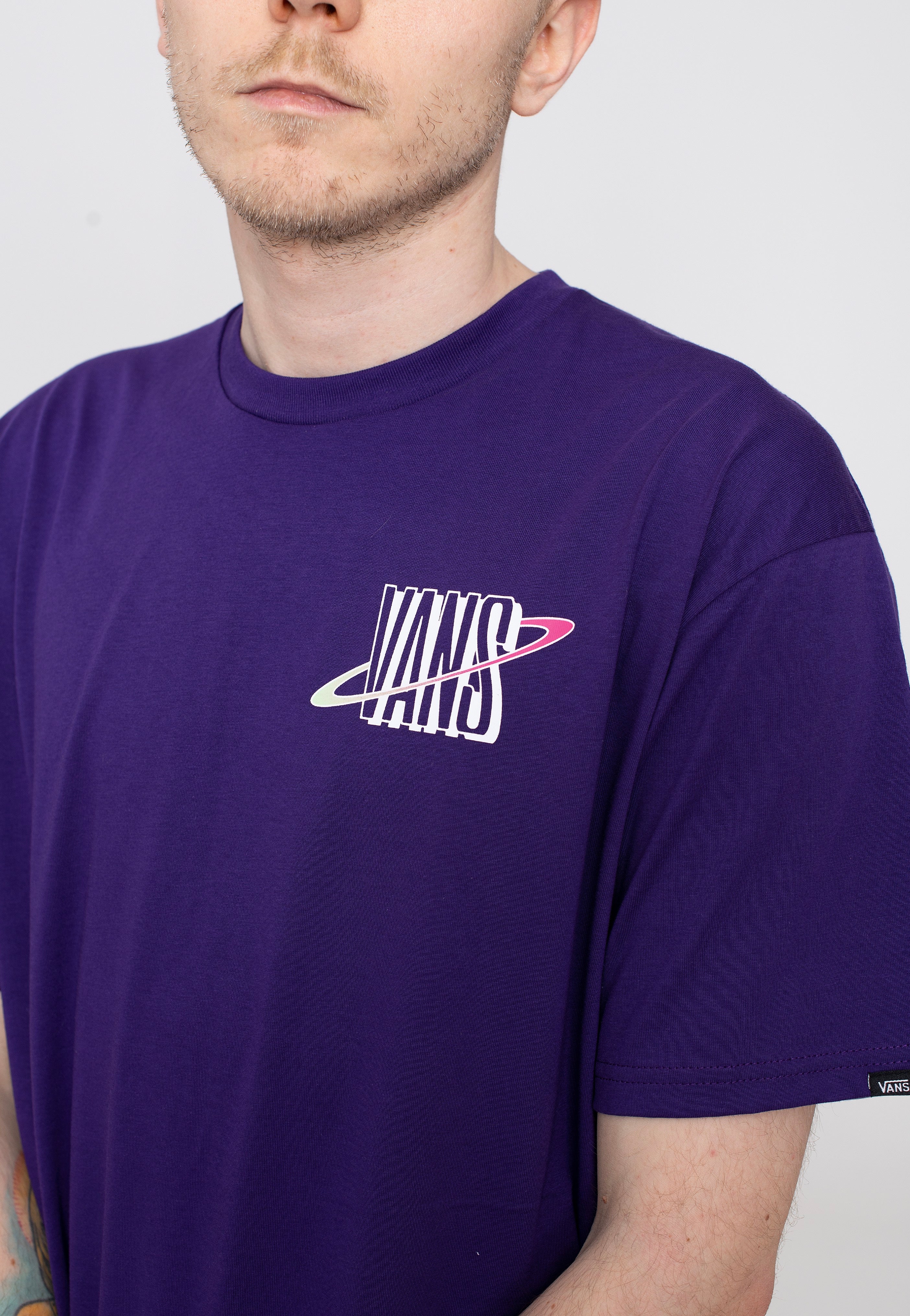 Vans - Ringed Logo Violet Indigo - T-Shirt | Men-Image