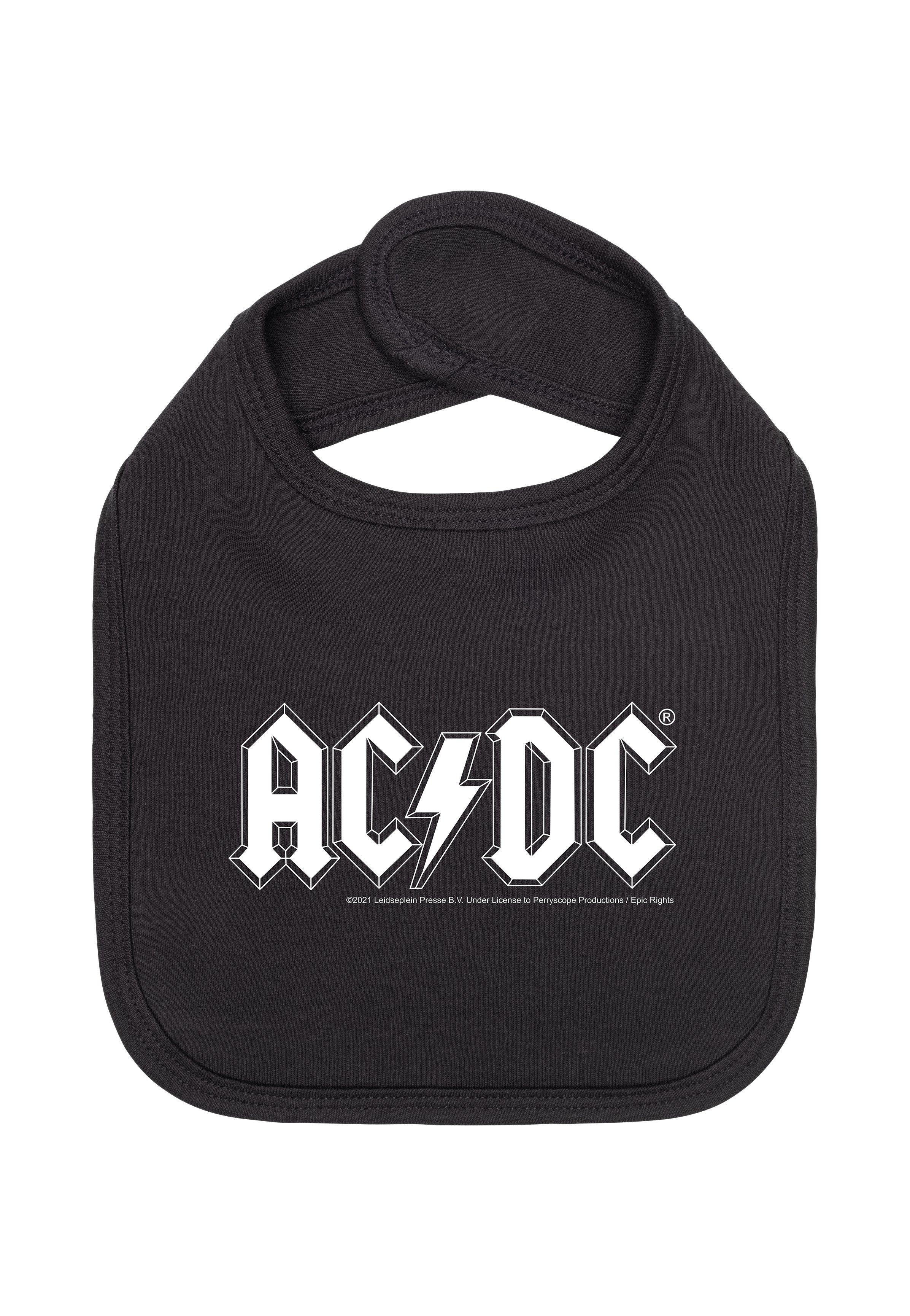 AC/DC - Logo Black/White - Baby Bib | Neutral-Image