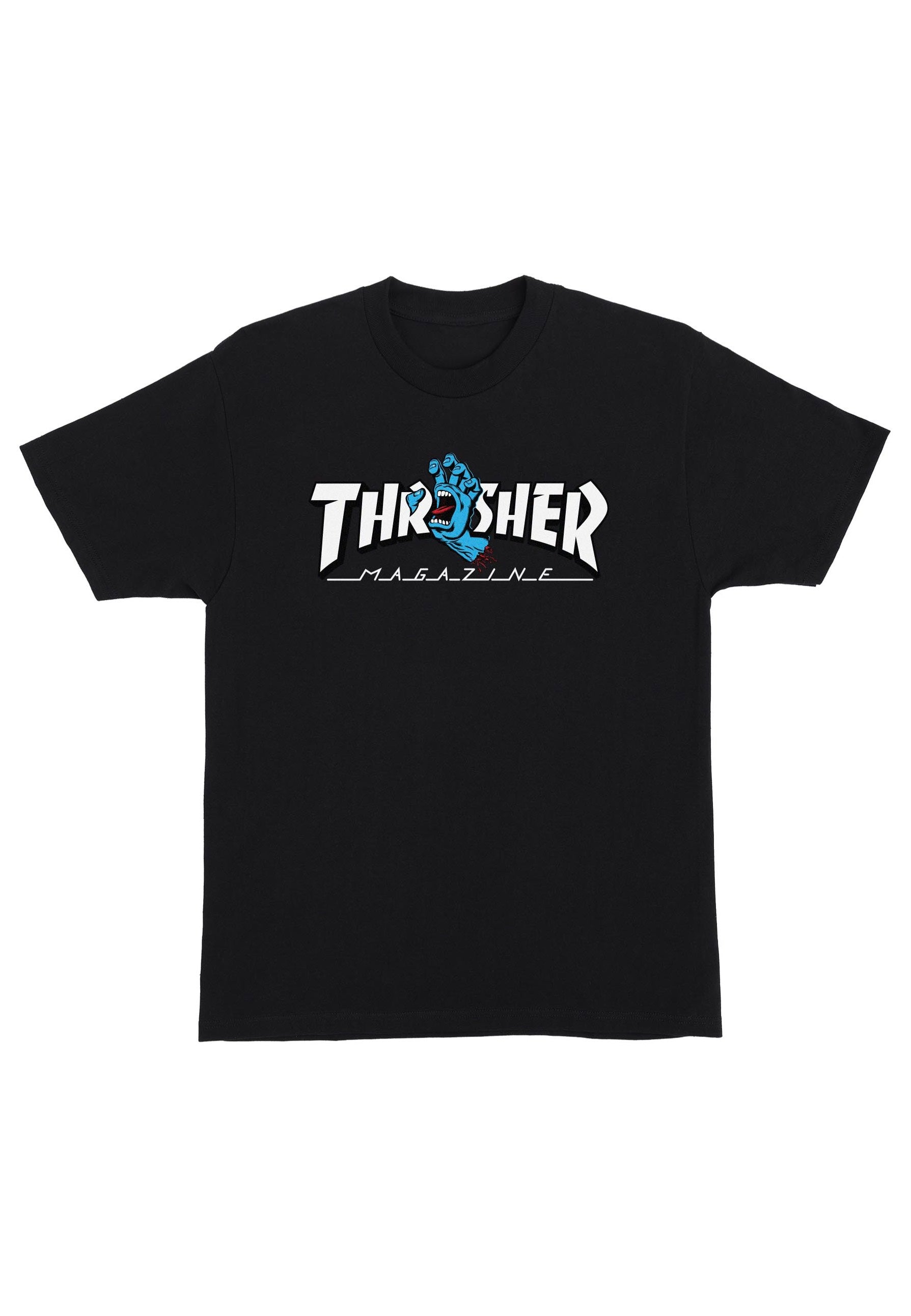 Thrasher x Santa Cruz - Screaming Logo Regular Black - T-Shirt | Men-Image