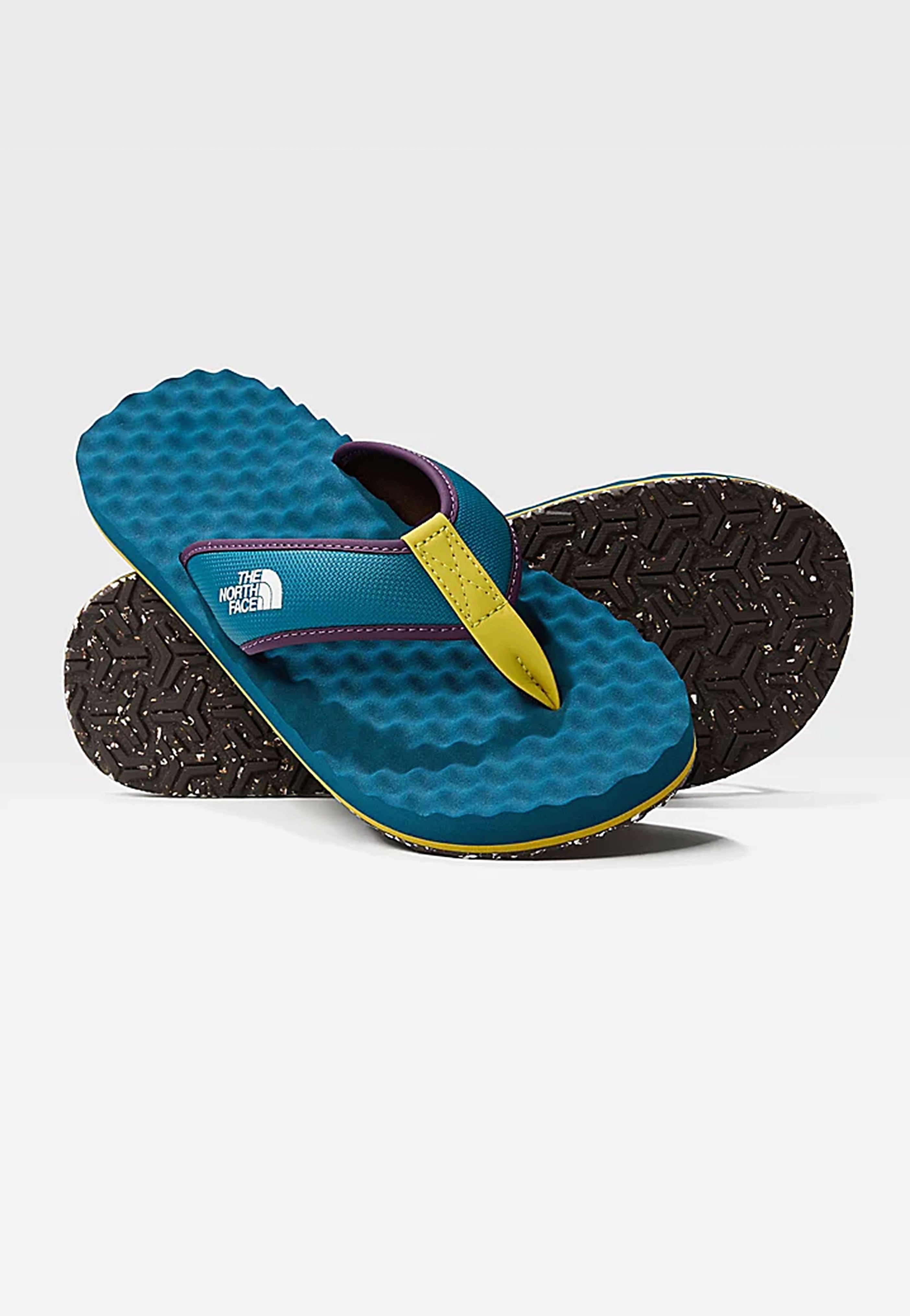 The North Face - Base Camp Blue Moss/Blue Moss - Slides | Men-Image