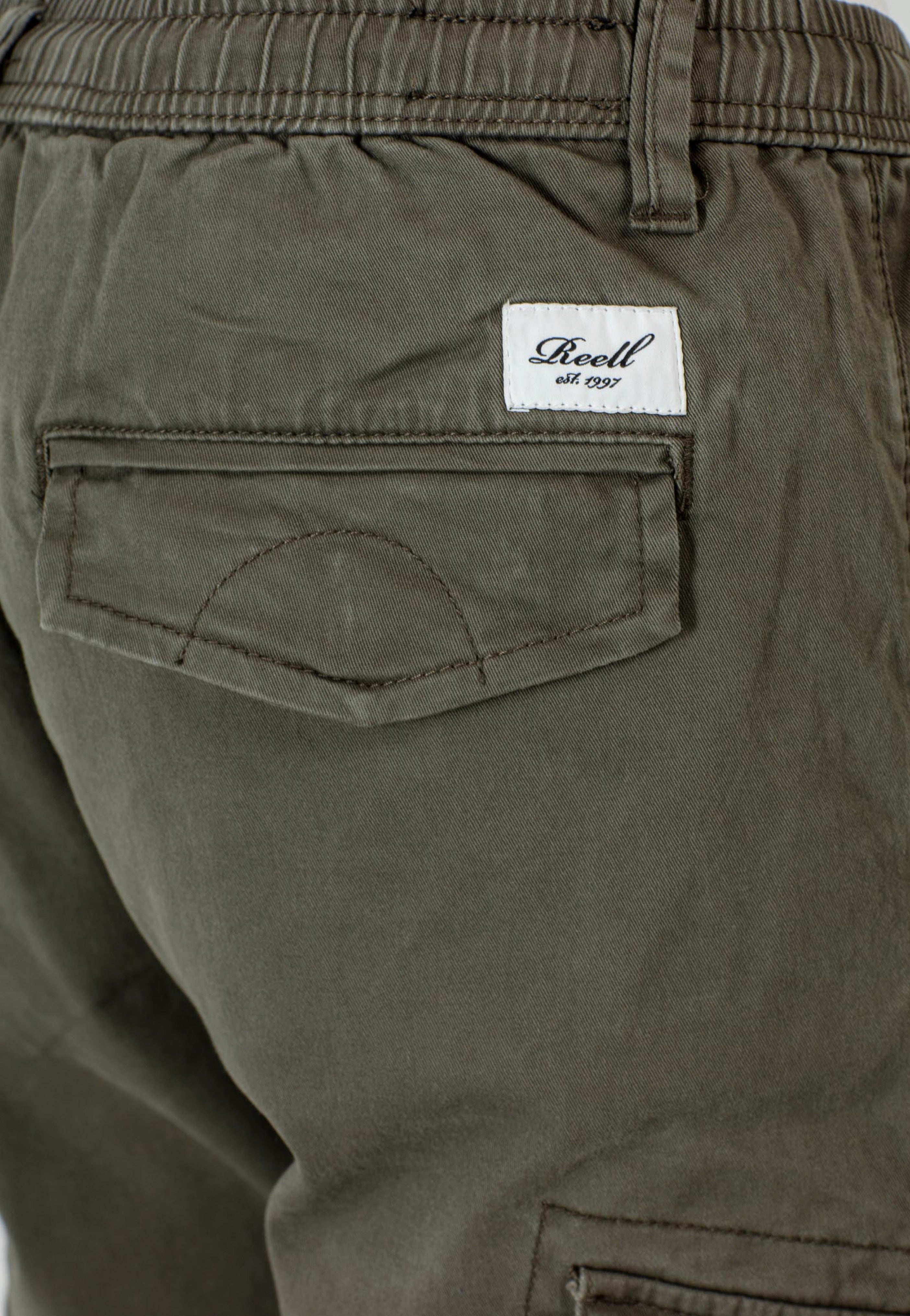 REELL - Reflex Rib Cargo Olive - Pants | Men-Image