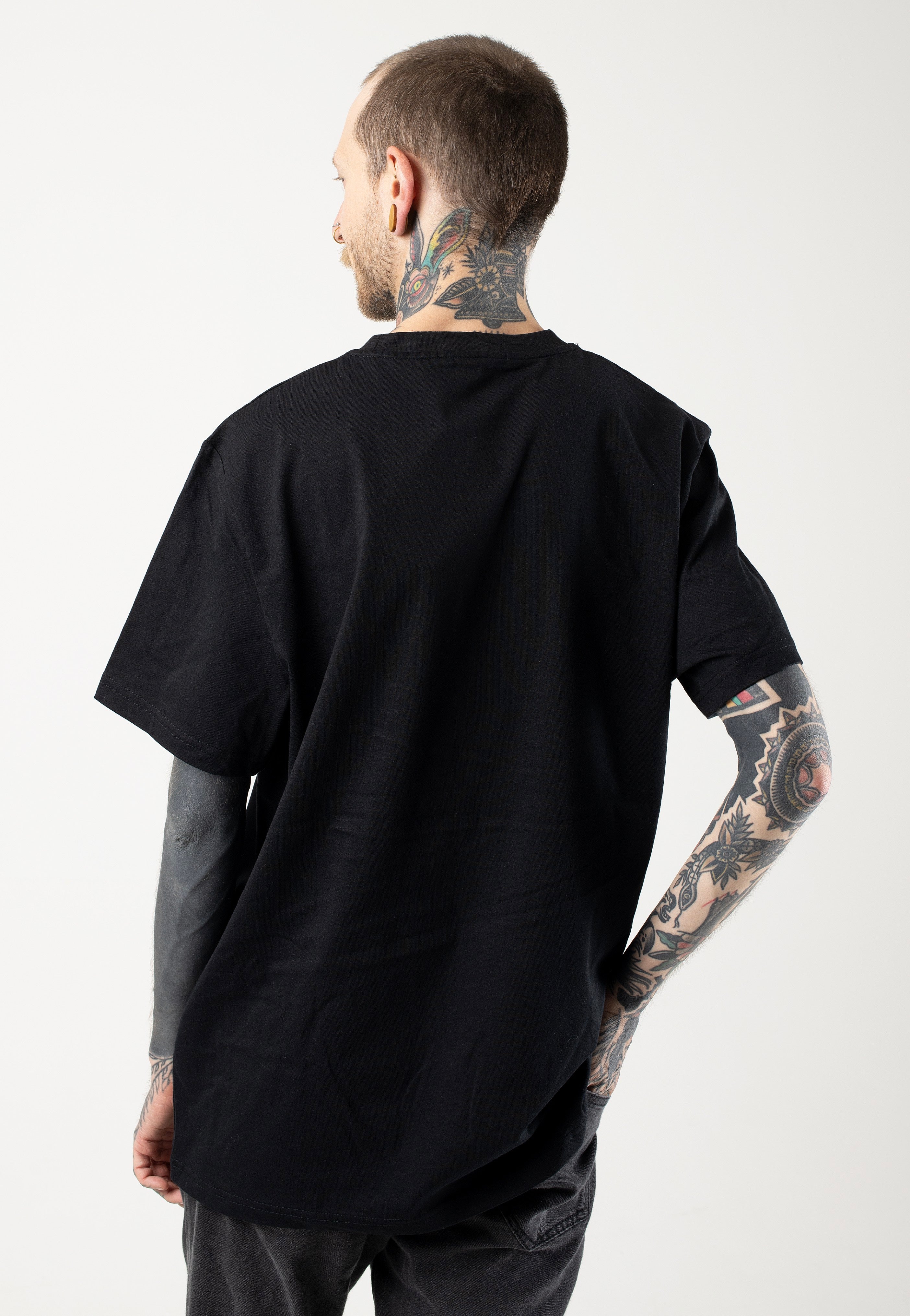 Fred Perry - Embroidered Black - T-Shirt | Men-Image