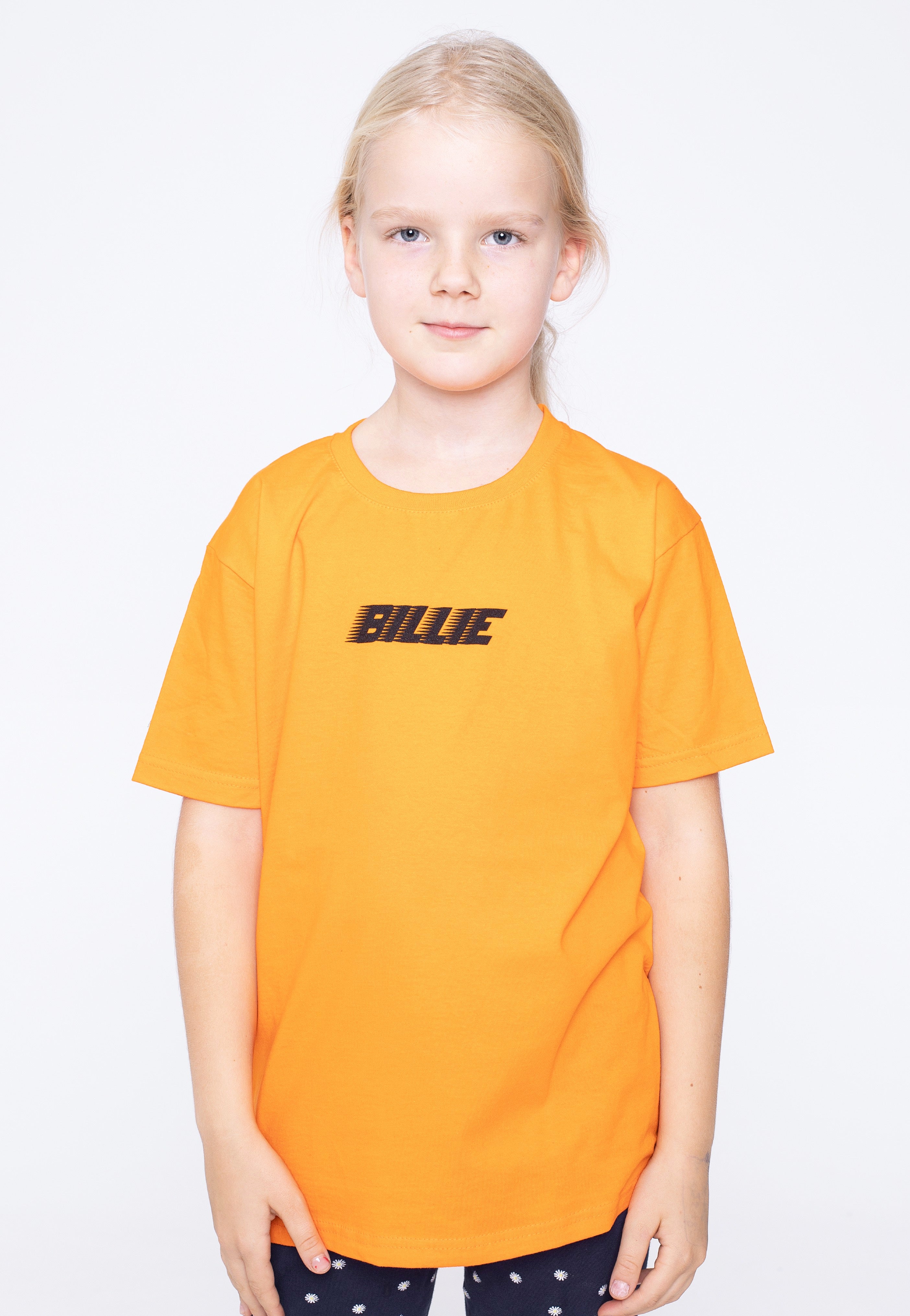 Billie Eilish - Racer Logo & Blohsh Kids Orange - T-Shirt | Men-Image