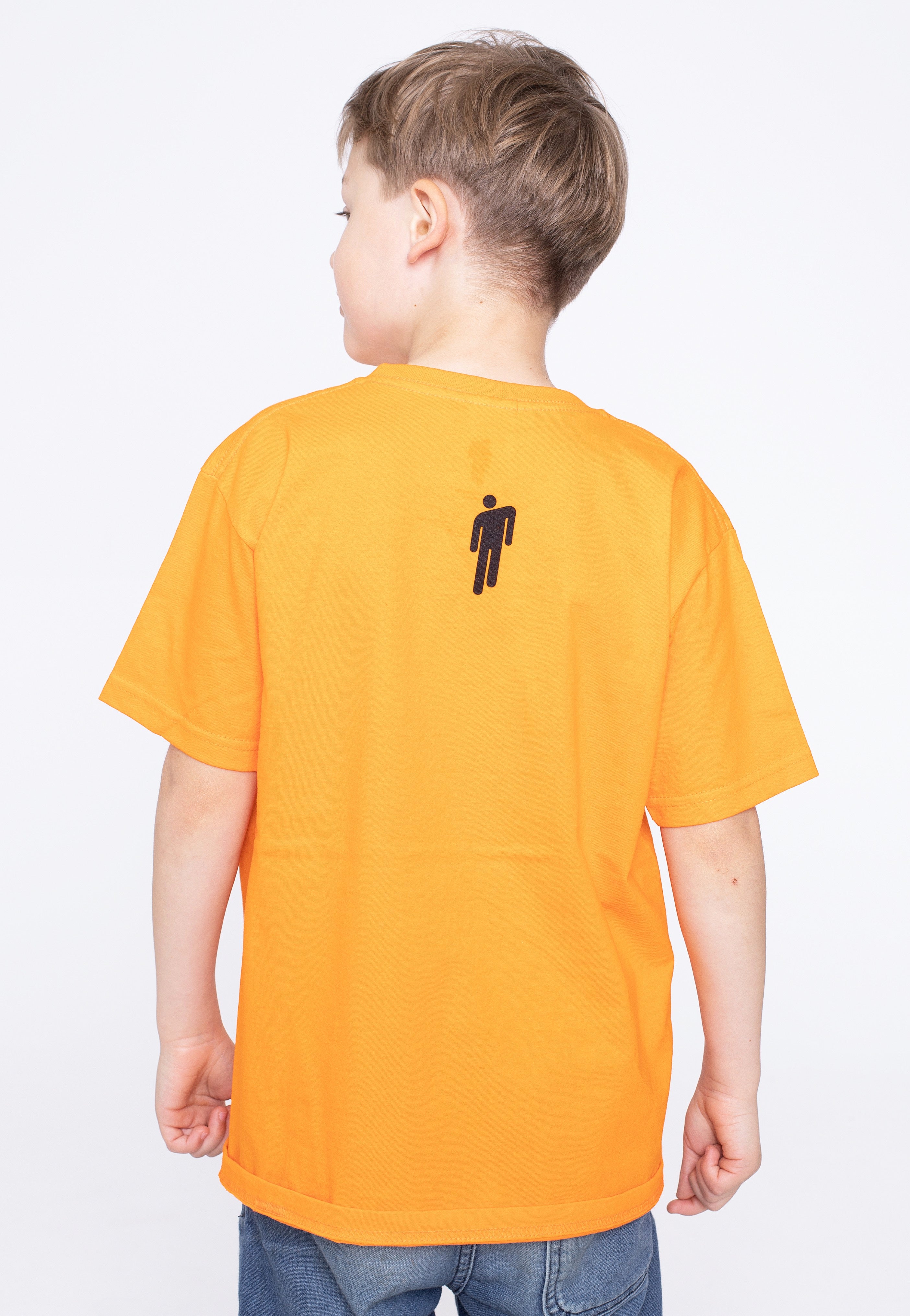 Billie Eilish - Racer Logo & Blohsh Kids Orange - T-Shirt | Men-Image