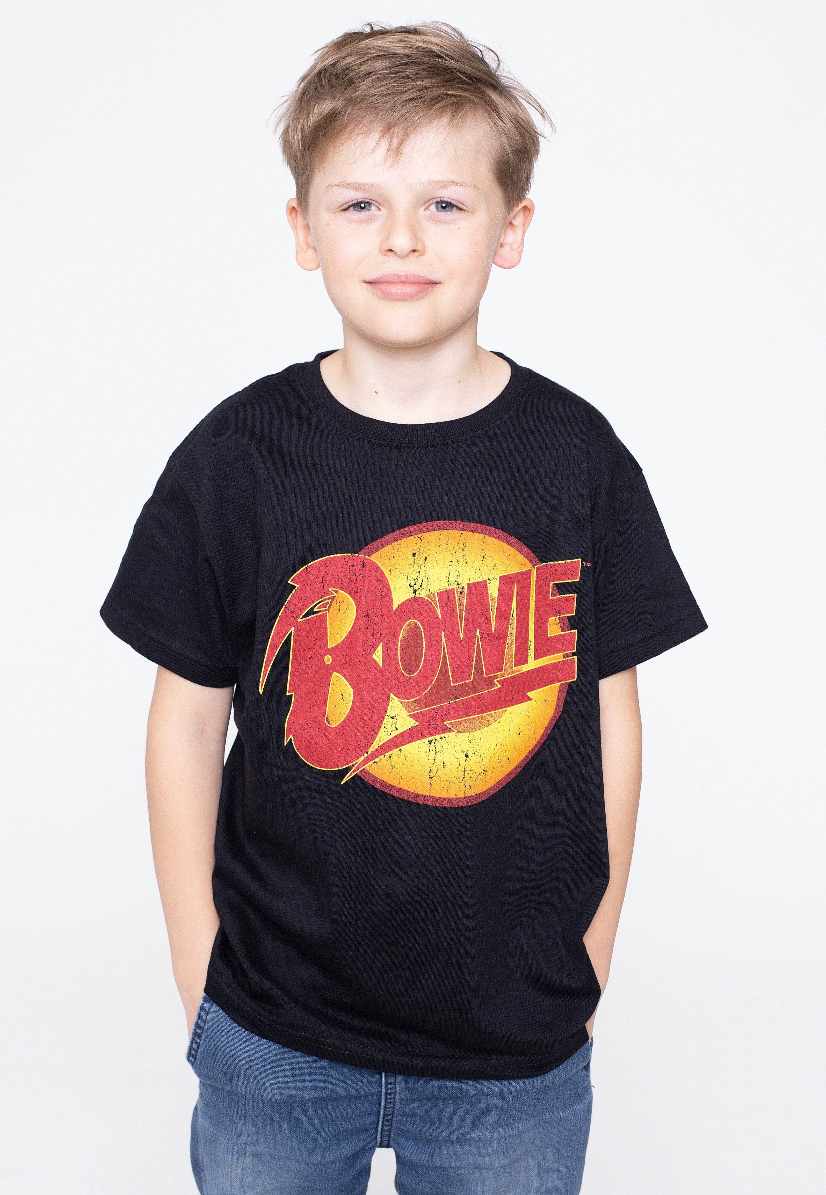 David Bowie - Vintage Diamond Dogs Logo Kids - T-Shirt | Men-Image