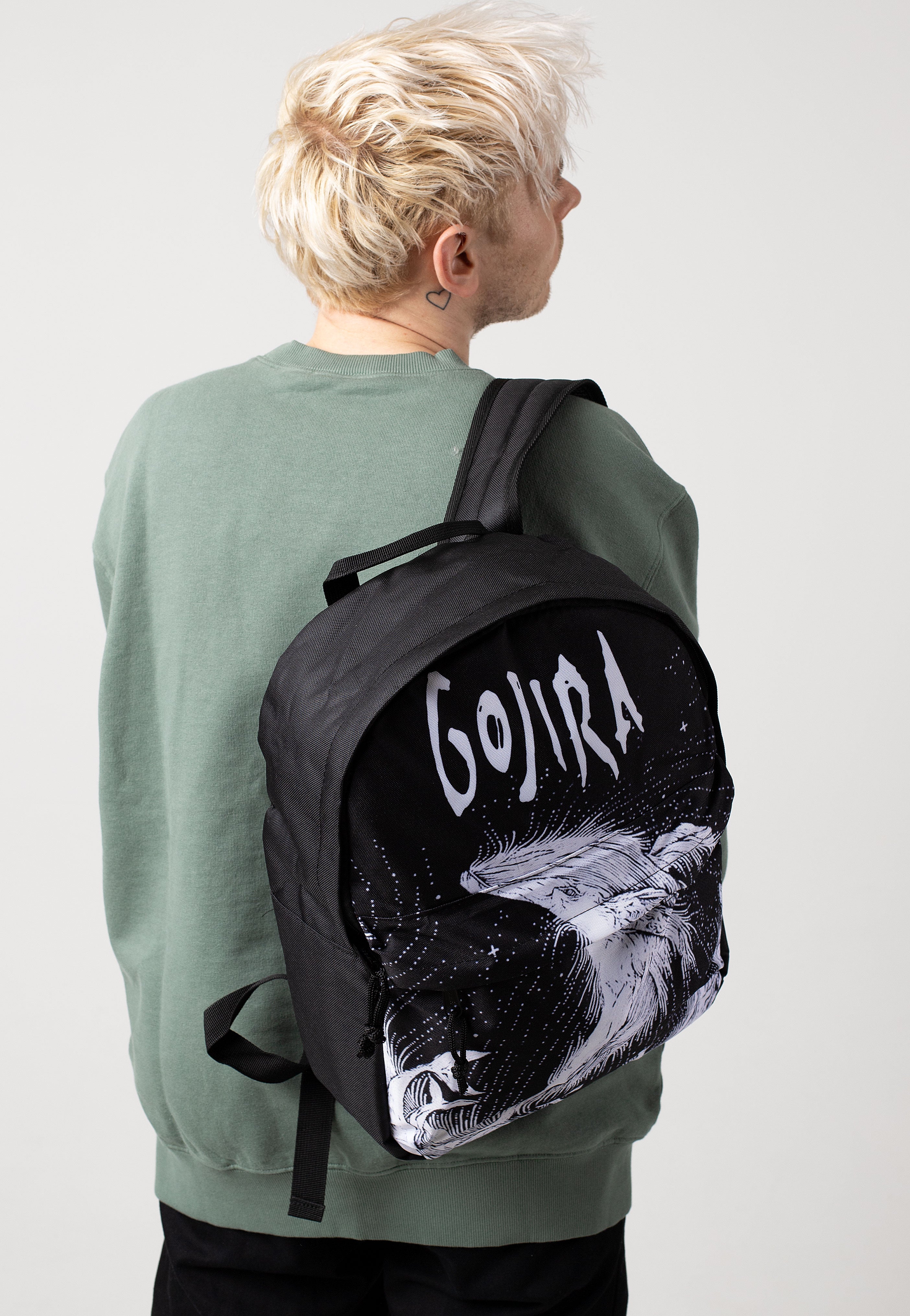 Gojira - Woodblock Whale - Backpack | Neutral-Image