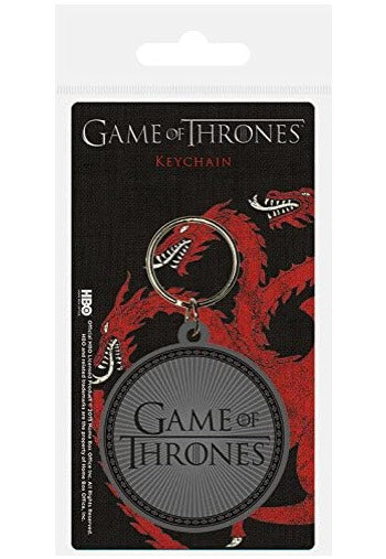 Game Of Thrones - Logo Rubber - Keychain | Neutral-Image