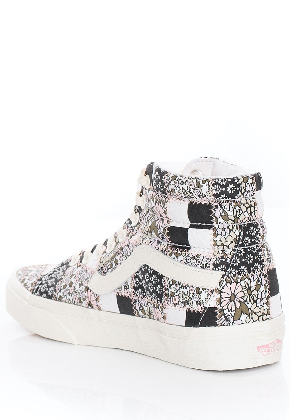 Vans - SK8 Hi Patchwork Floral Multi/Marshmallow - Girl Shoes | Women-Image