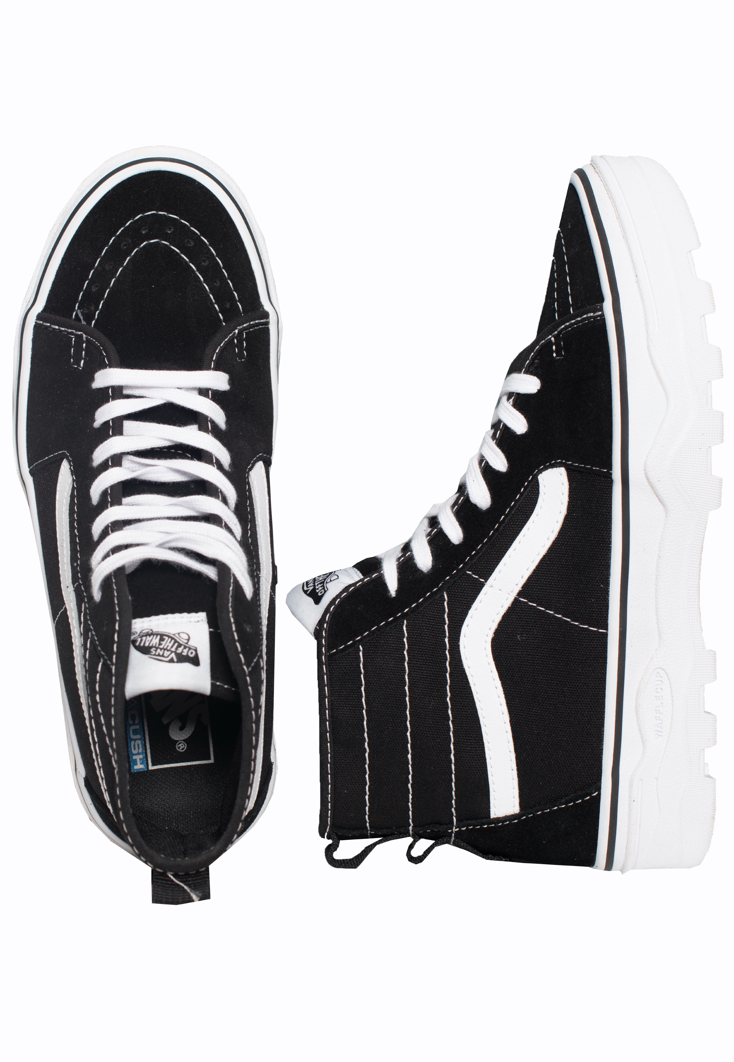 Vans - Sentry Sk8 Hi Black/White - Girl Shoes | Women-Image