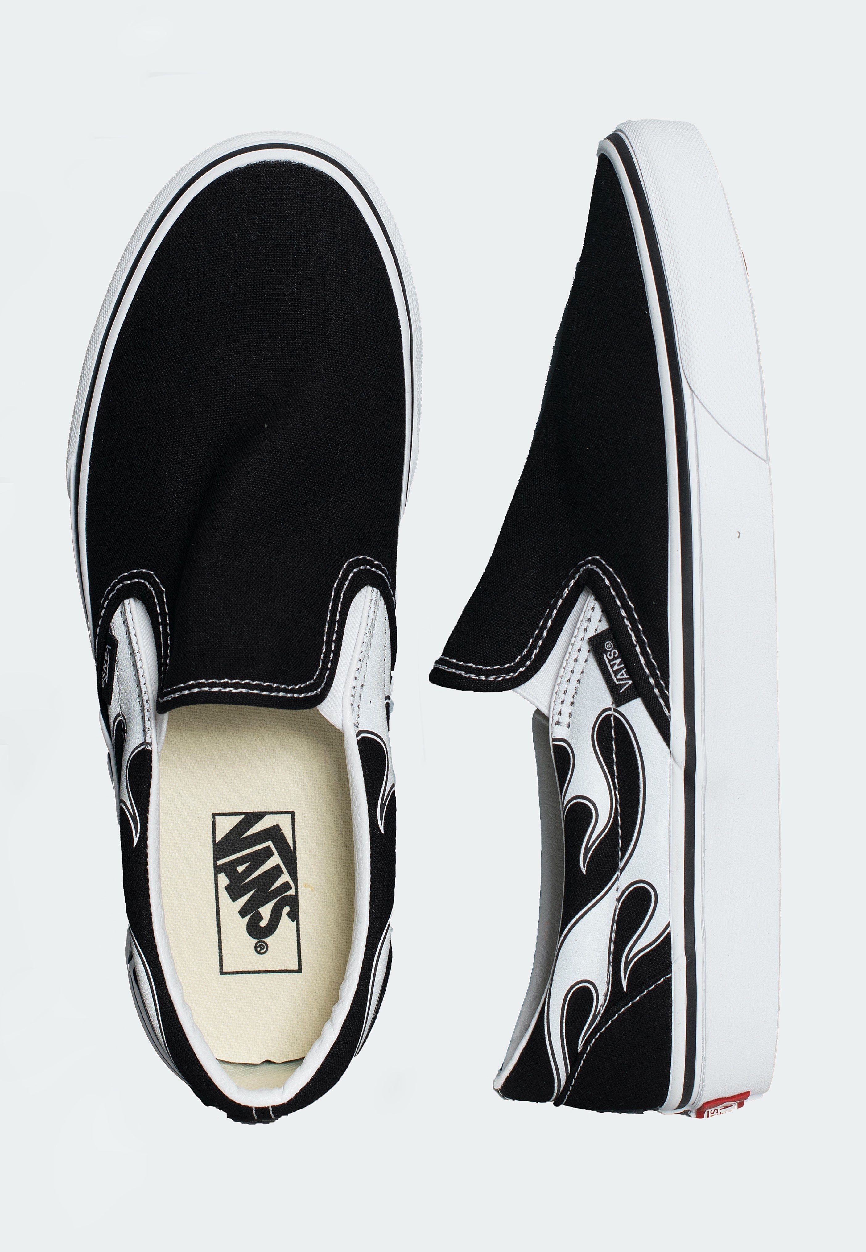 Vans - Classic Reflective Flame Black - Shoes | Men-Image