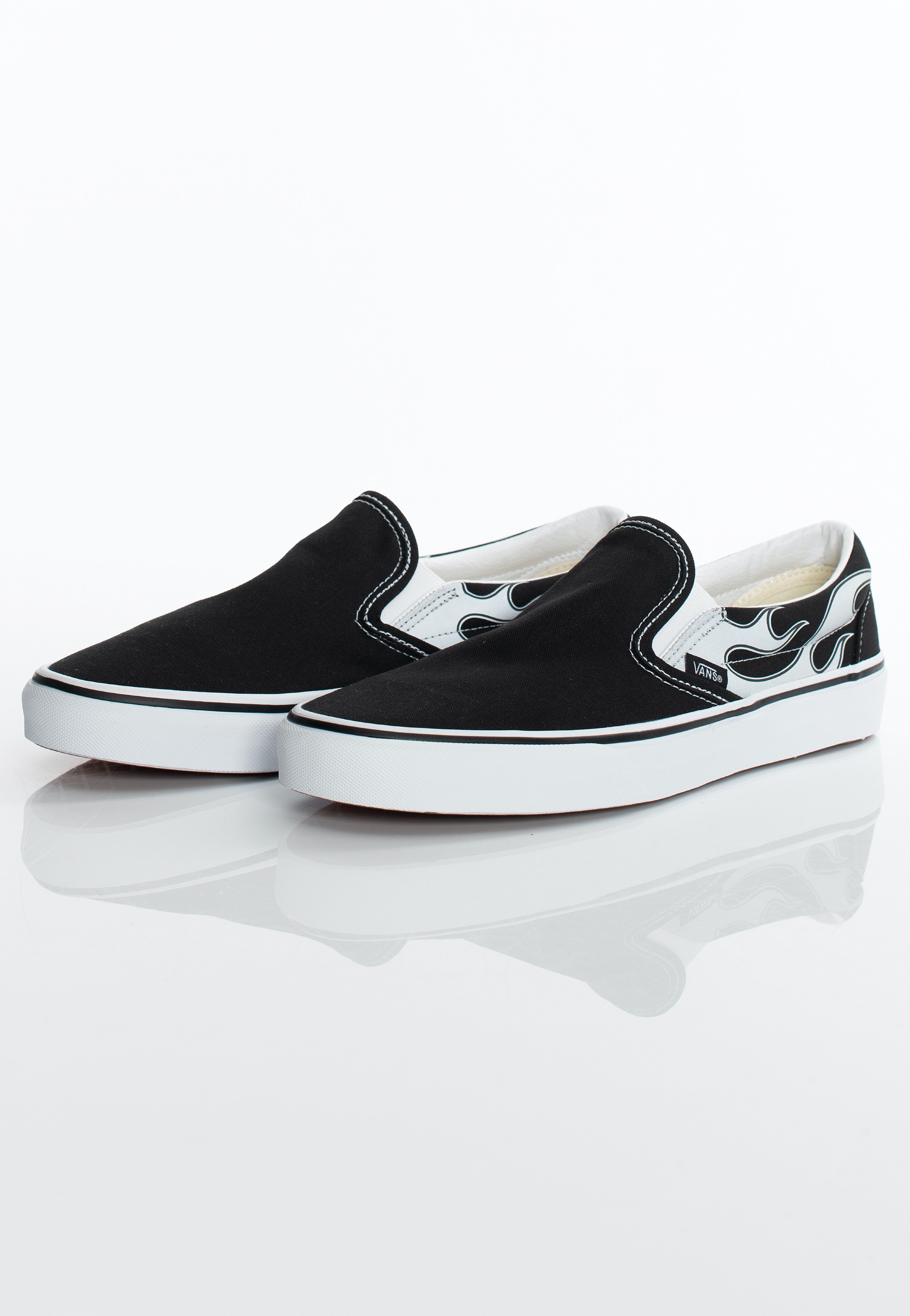 Vans - Classic Reflective Flame Black - Shoes | Men-Image