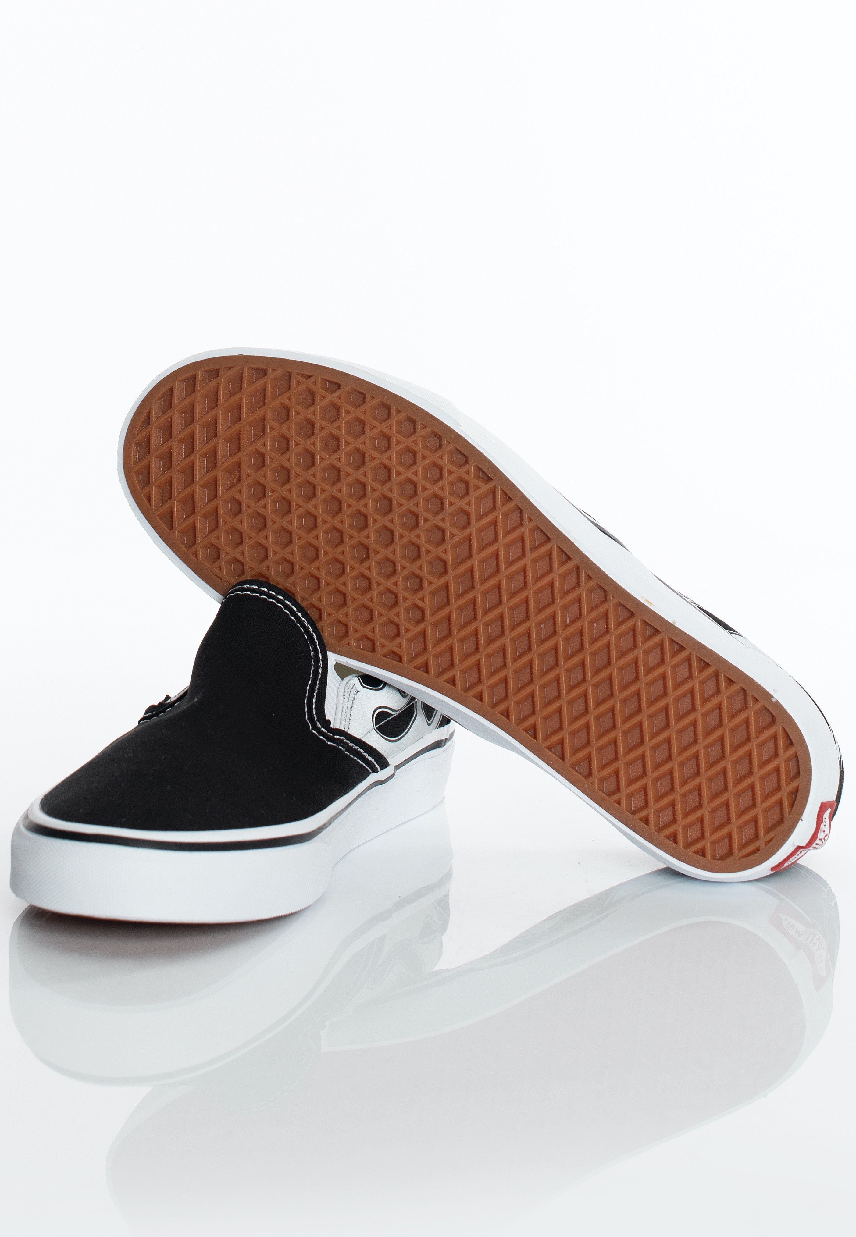 Vans - Classic Reflective Flame Black - Shoes | Men-Image