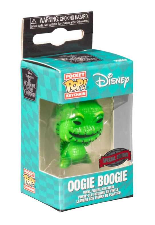 The Nightmare Before Christmas - Oogie Boogie w/Dice (Blacklight) POP! Keychain - Keychain | Neutral-Image